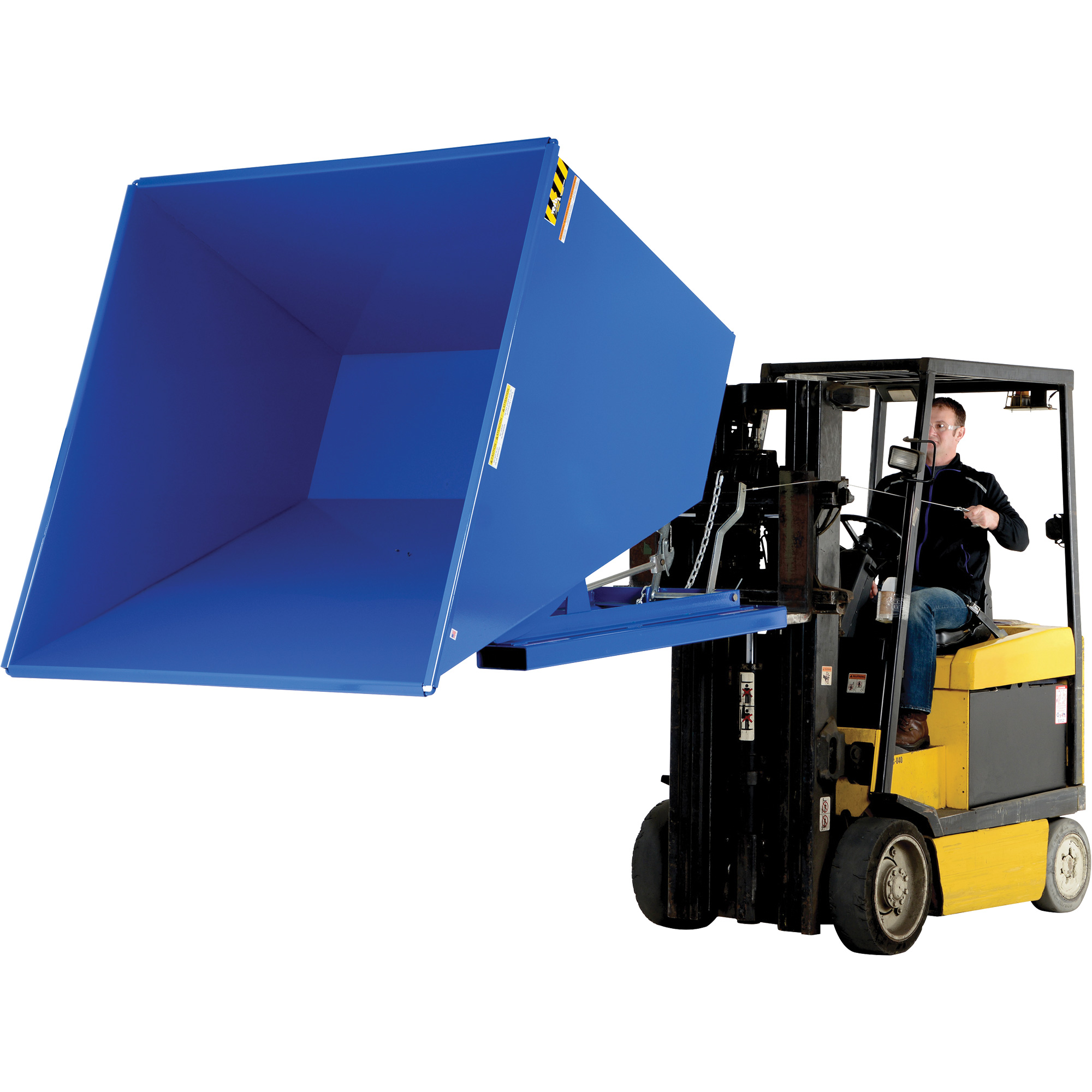 Conteneur autobasculeur, Acier, 2-1/2 vg³, Bleu – Image 6