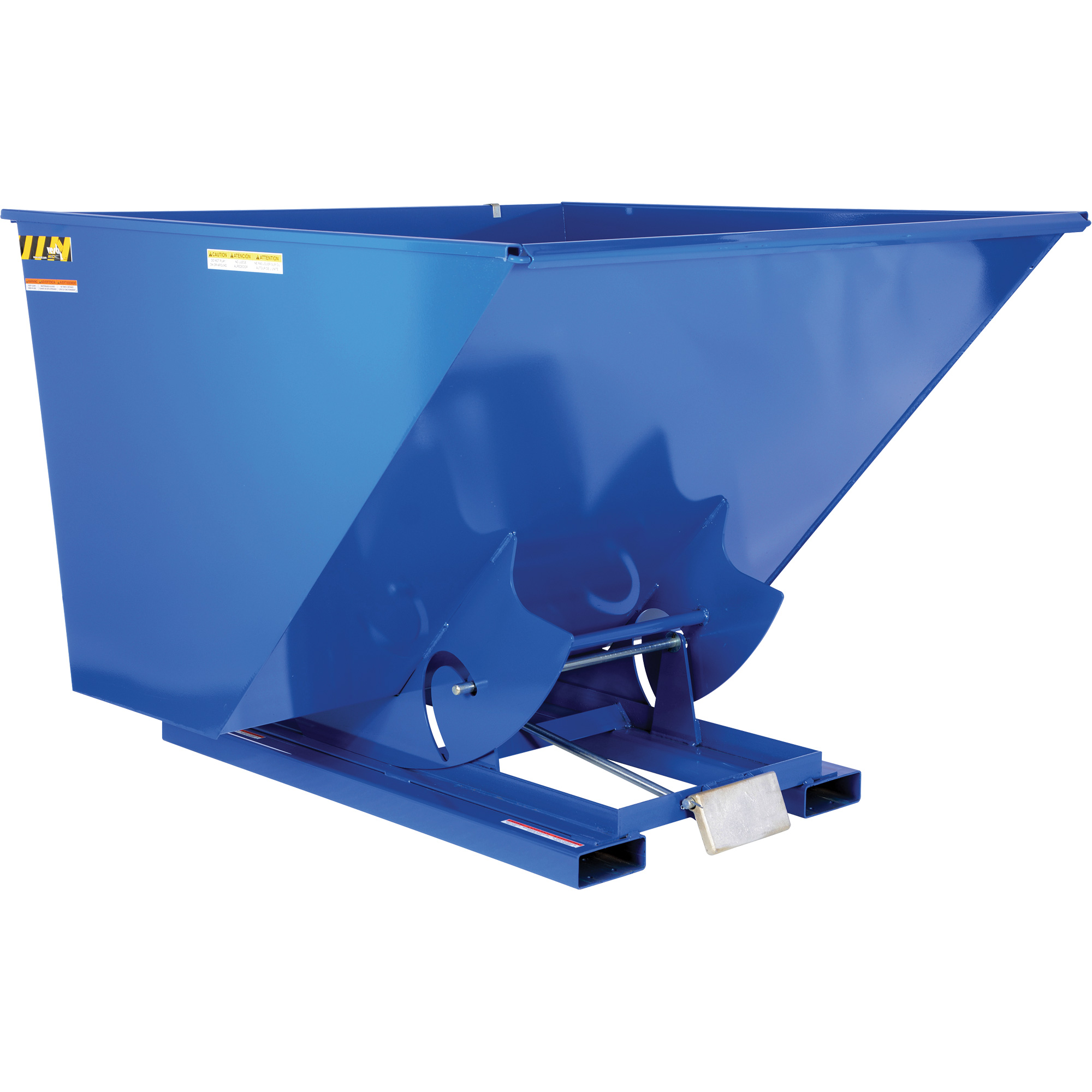 Conteneur autobasculeur, Acier, 2-1/2 vg³, Bleu