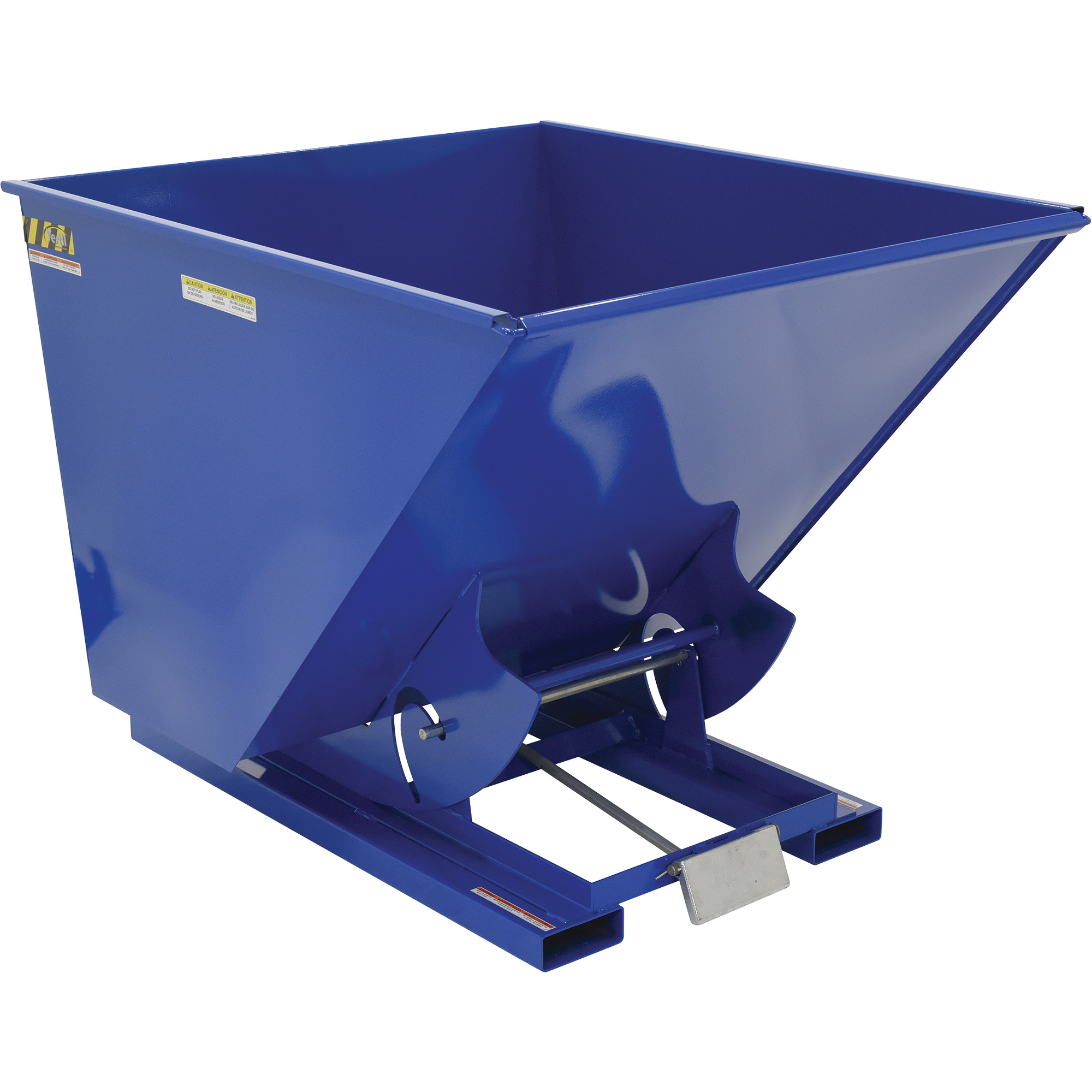 Conteneur autobasculeur, Acier, 2 vg³, Bleu