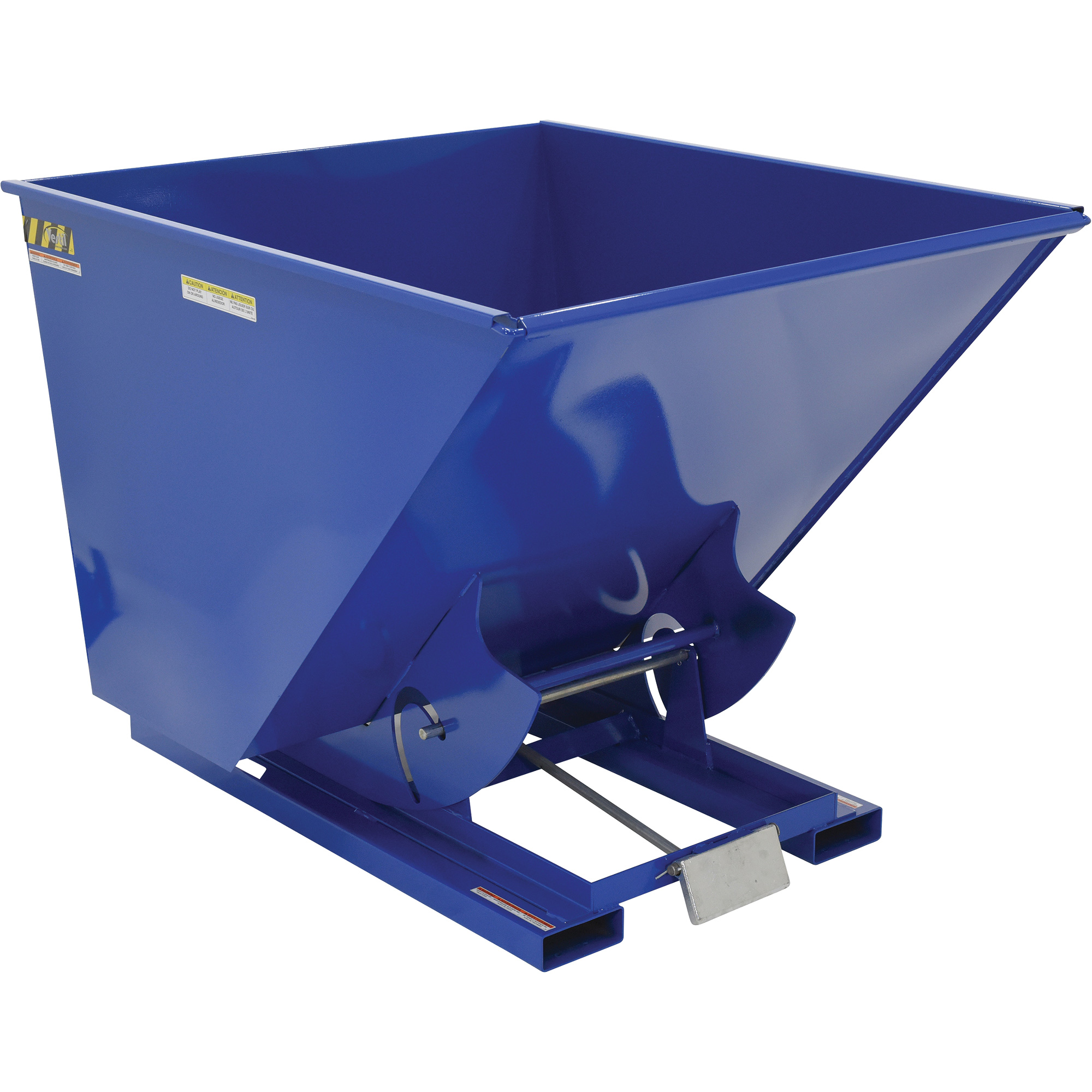 Conteneur autobasculeur, Acier, 2 vg³, Bleu