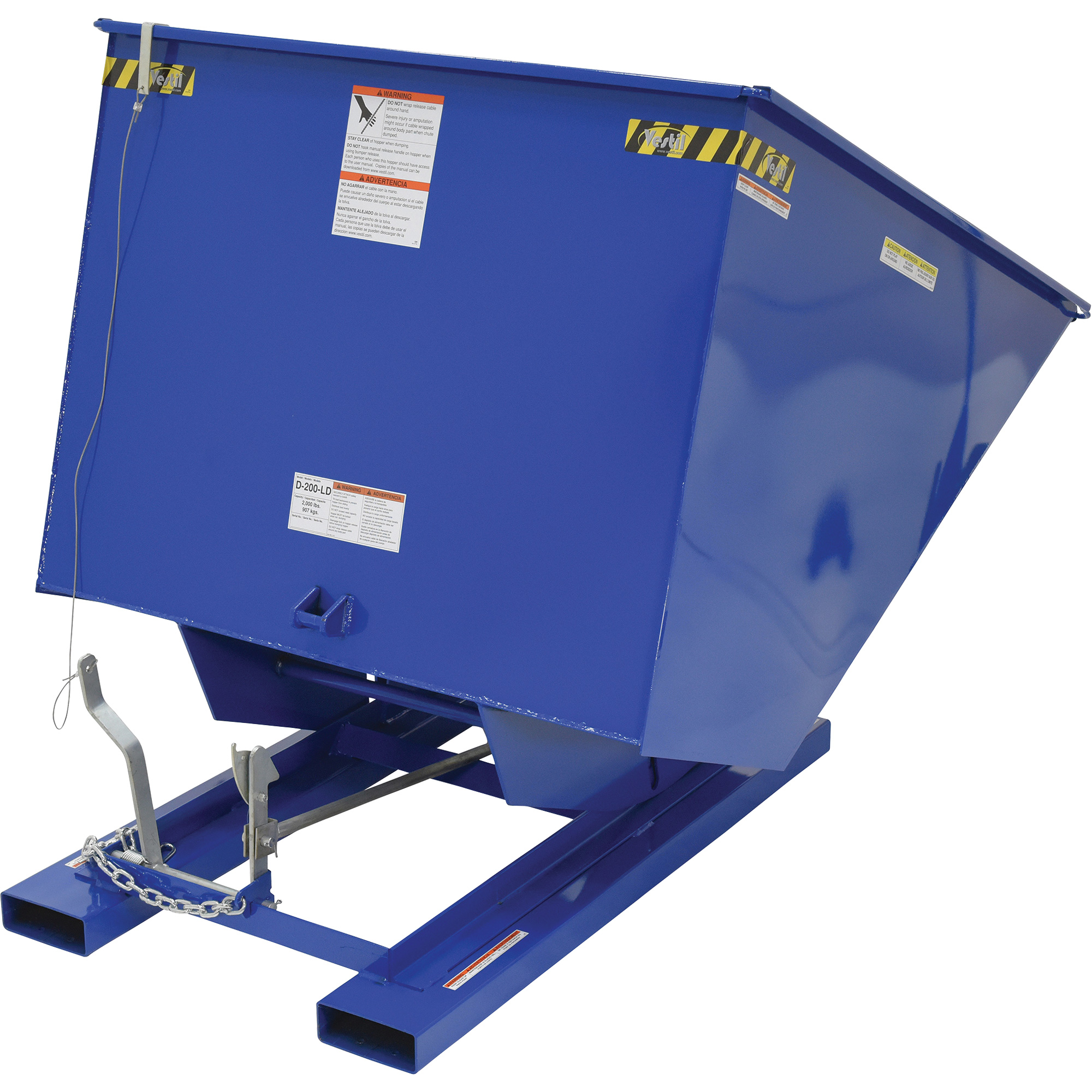 Conteneur autobasculeur, Acier, 2 vg³, Bleu – Image 6