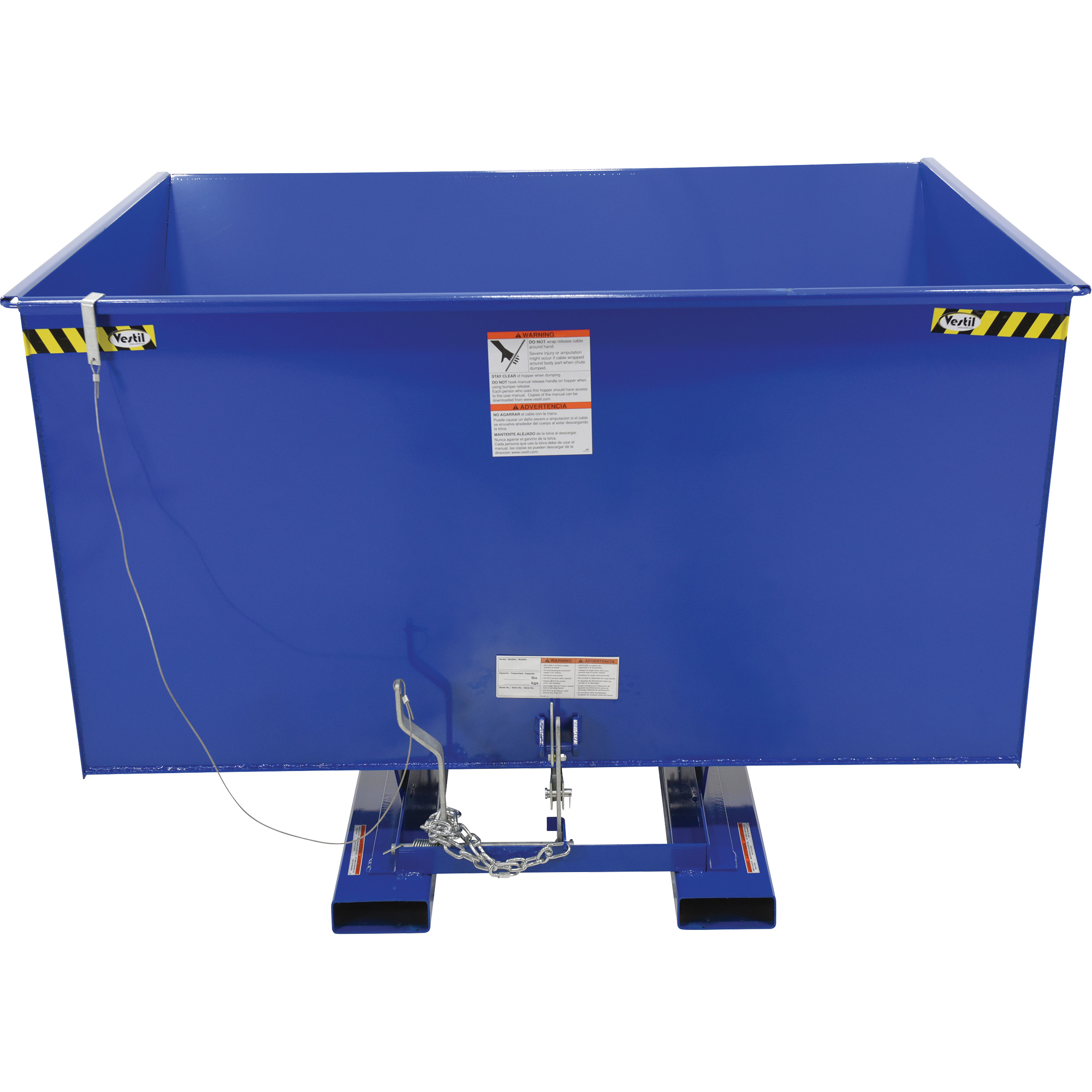 Conteneur autobasculeur, Acier, 3 vg³, Bleu – Image 6