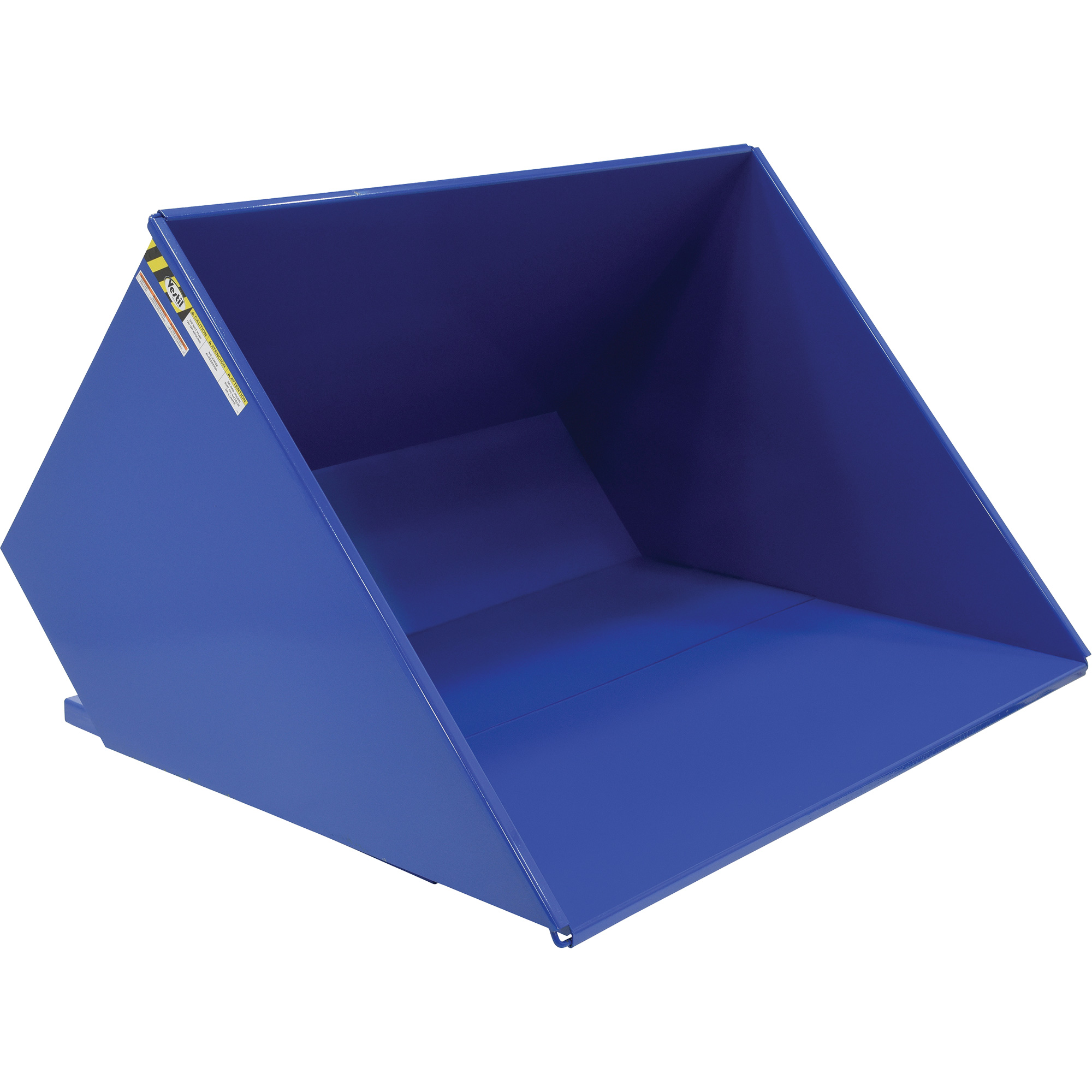 Conteneur autobasculeur, Acier, 3 vg³, Bleu
