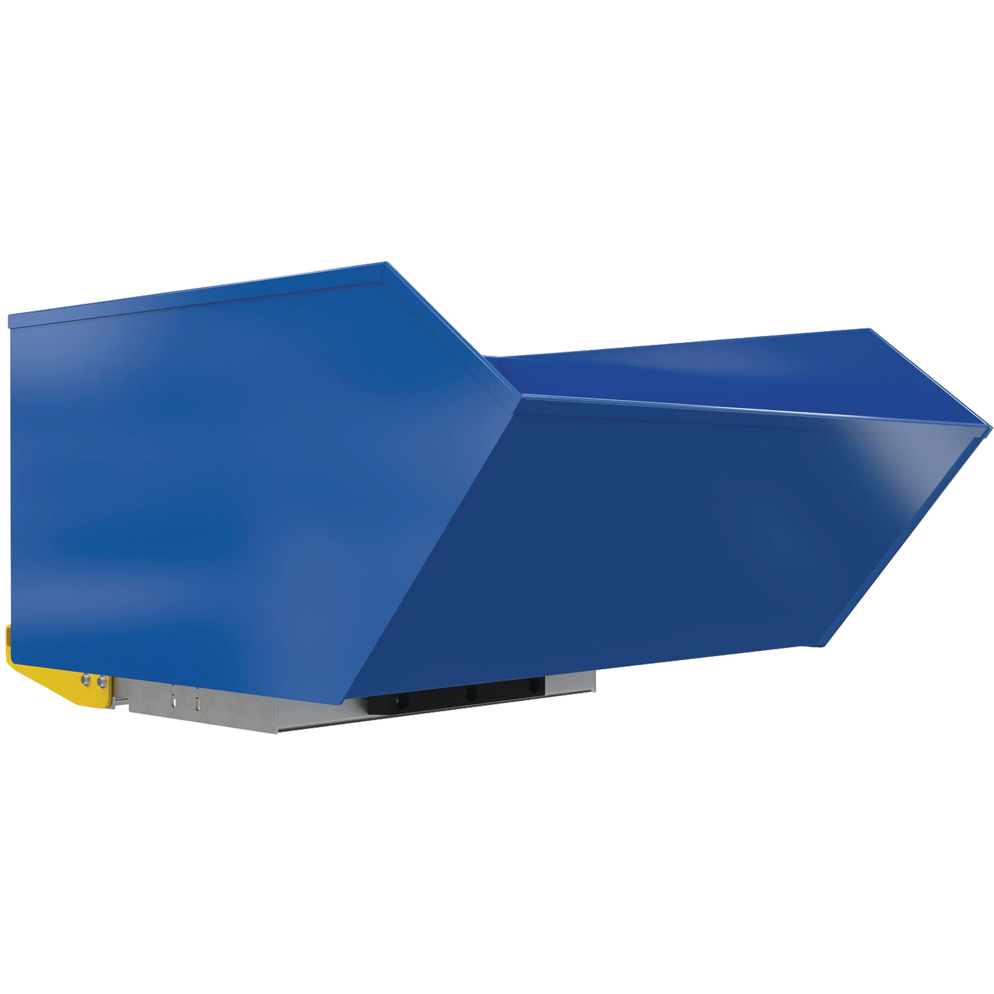 Conteneur autobasculeur léger en style H, Acier, 1 vg³, Bleu