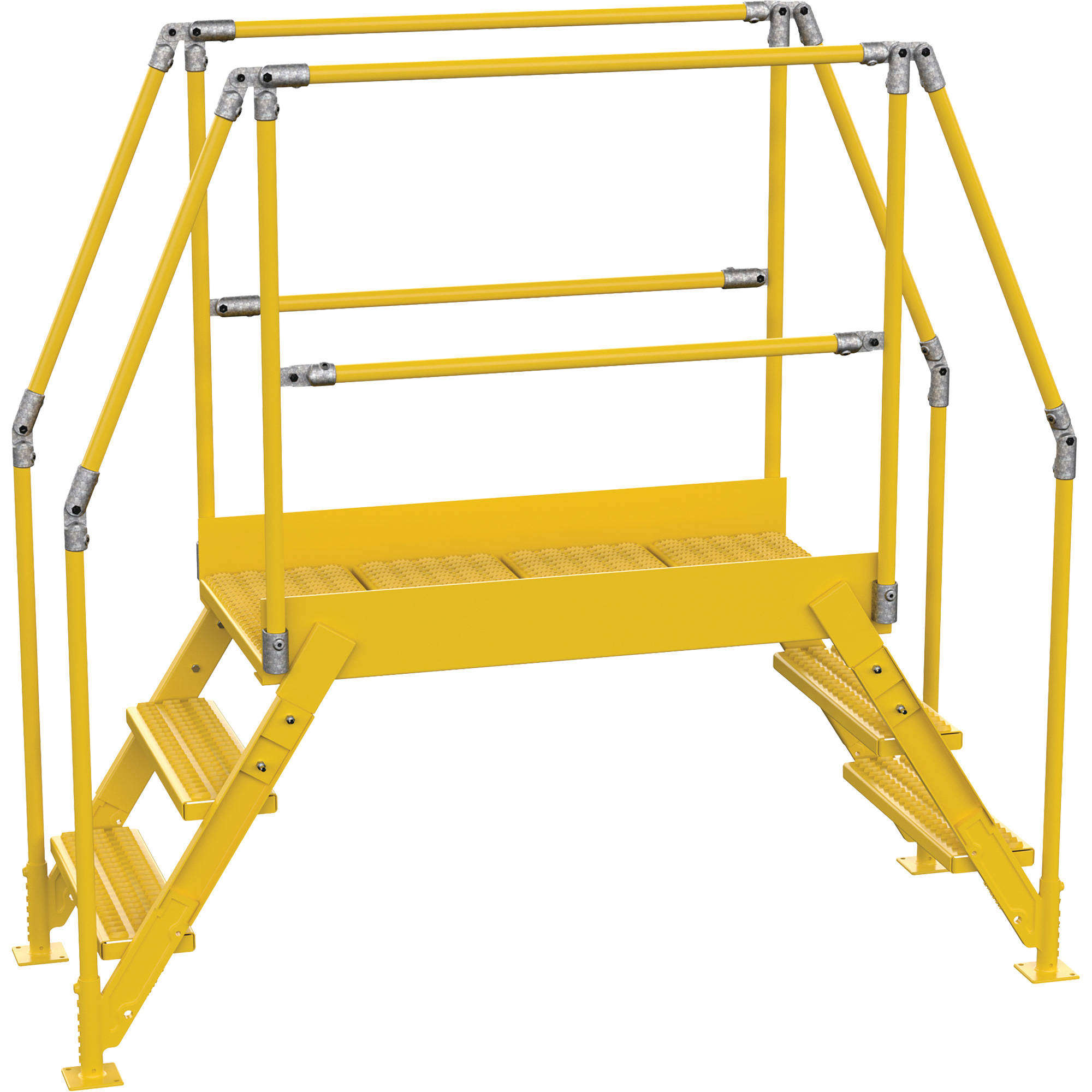Échelles de liaison, 78-1/2" Portée hors tout, 30" ha x 48" p, 24" Largeur de la marche