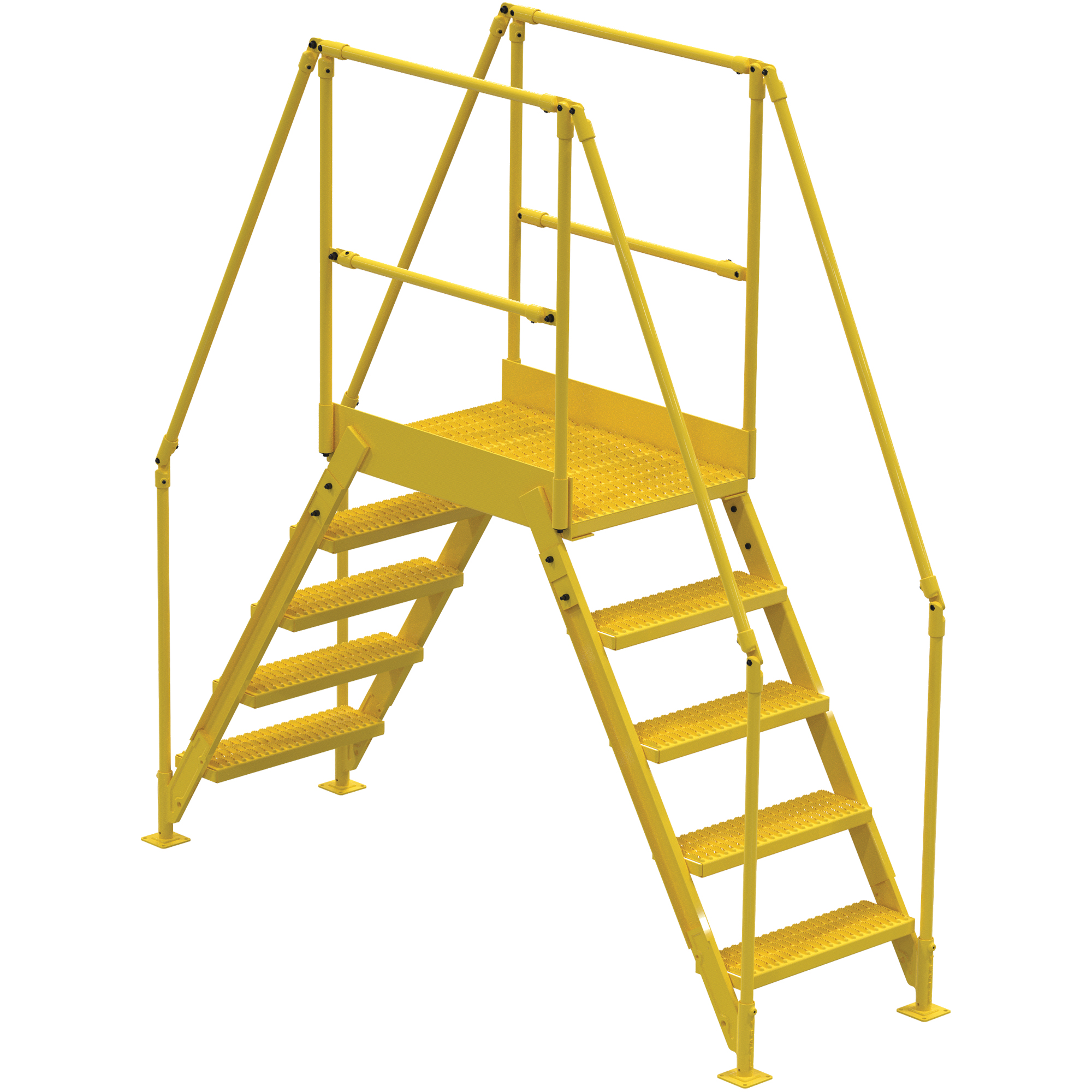 Échelles de liaison, 91-1/2" Portée hors tout, 50" ha x 36" p, 24" Largeur de la marche