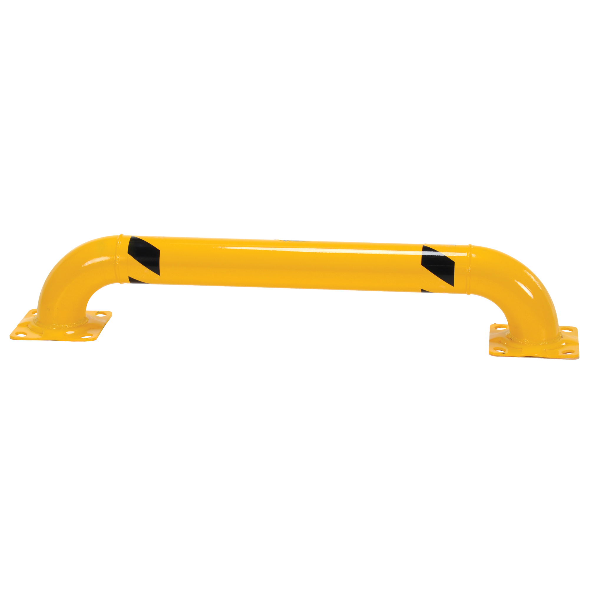 Garde-corps à profil bas pour rayonnages, 4' la x 0,75' h, Jaune – Image 3