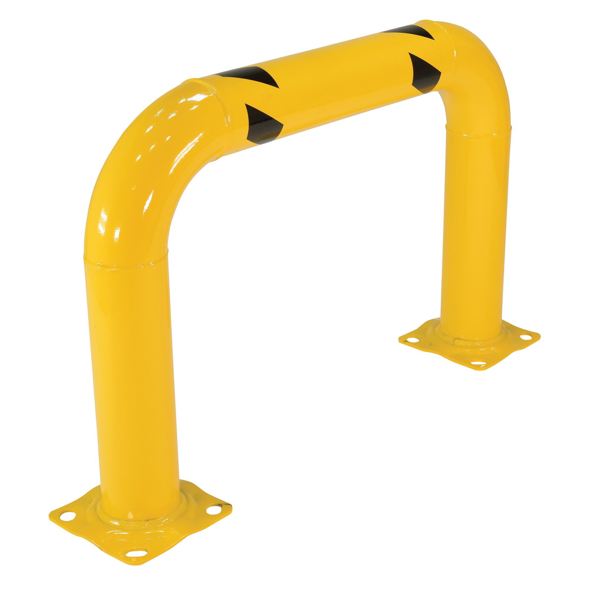 Garde-corps à profil élevé pour machines, 3' la x 2' h, Jaune