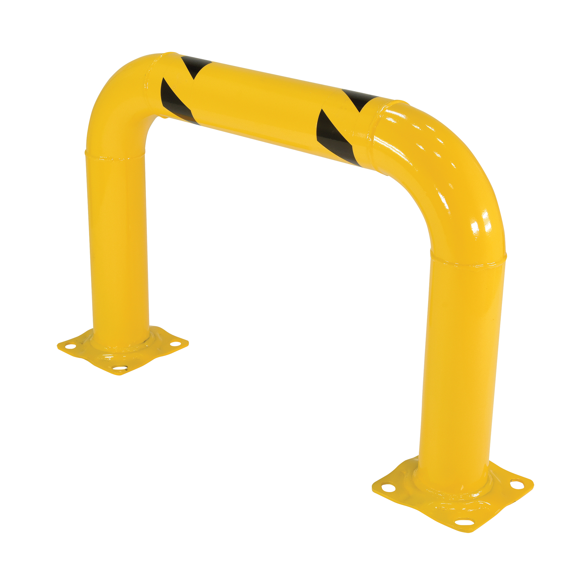 Garde-corps à profil élevé pour machines, 3' la x 2' h, Jaune – Image 3