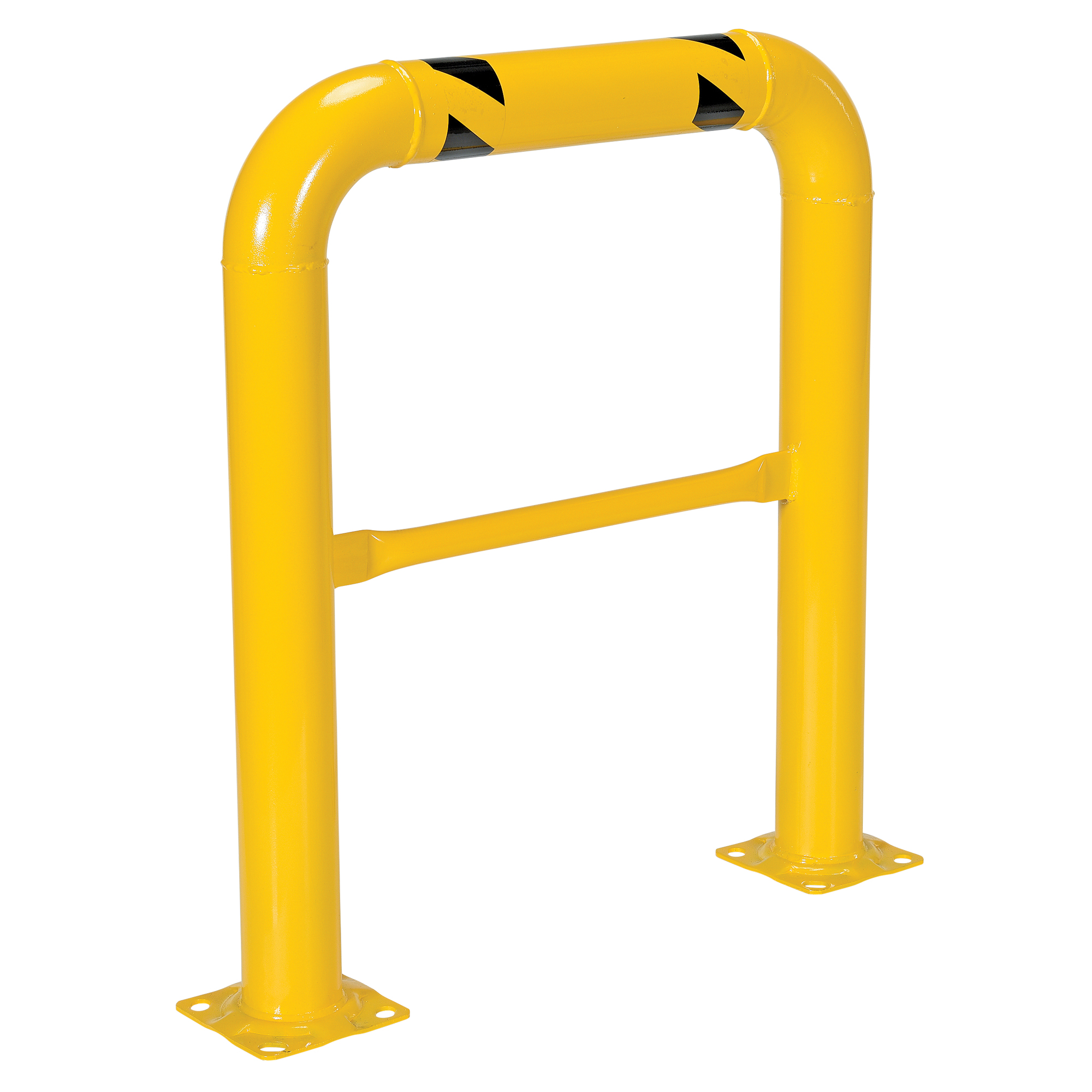 Garde-corps à profil élevé pour machines, 3' la x 3,5' h, Jaune