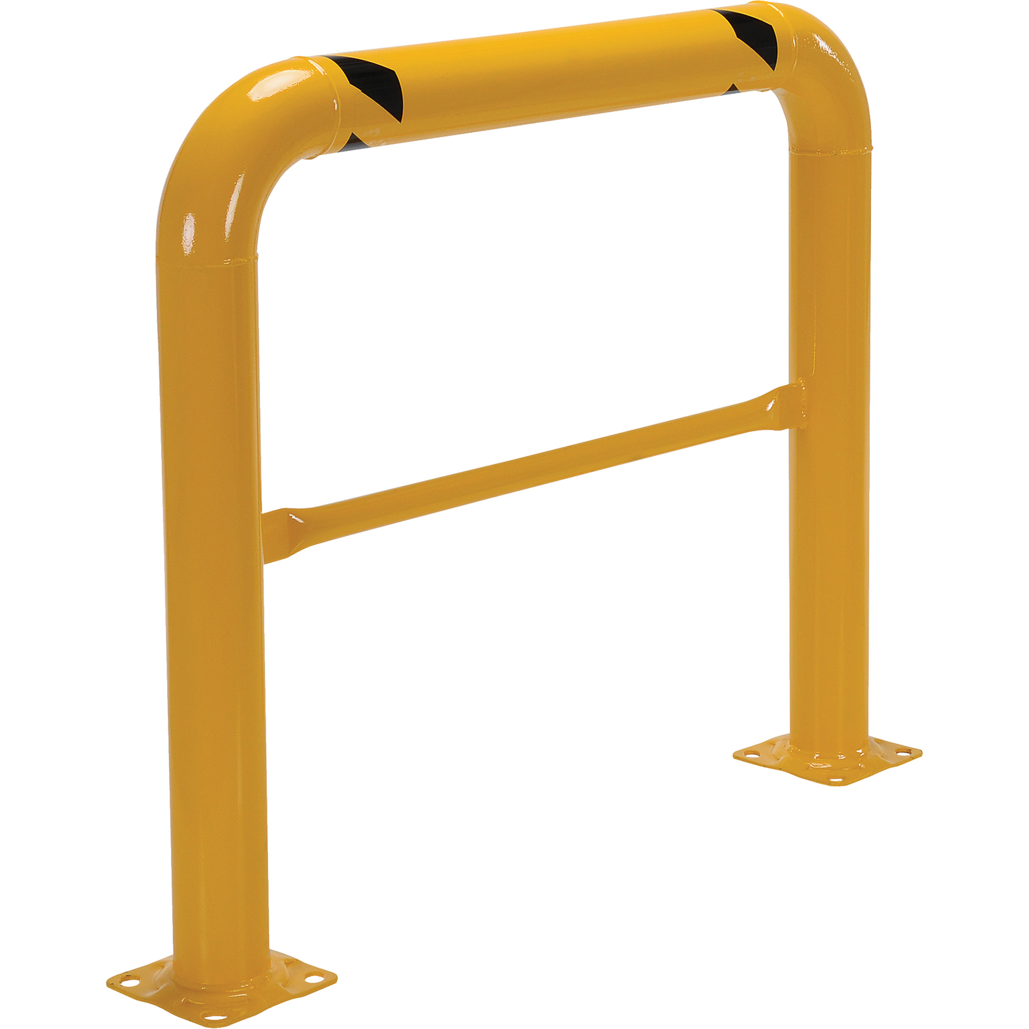 Garde-corps à profil élevé pour machines, 4' la x 3,5' h, Jaune – Image 2