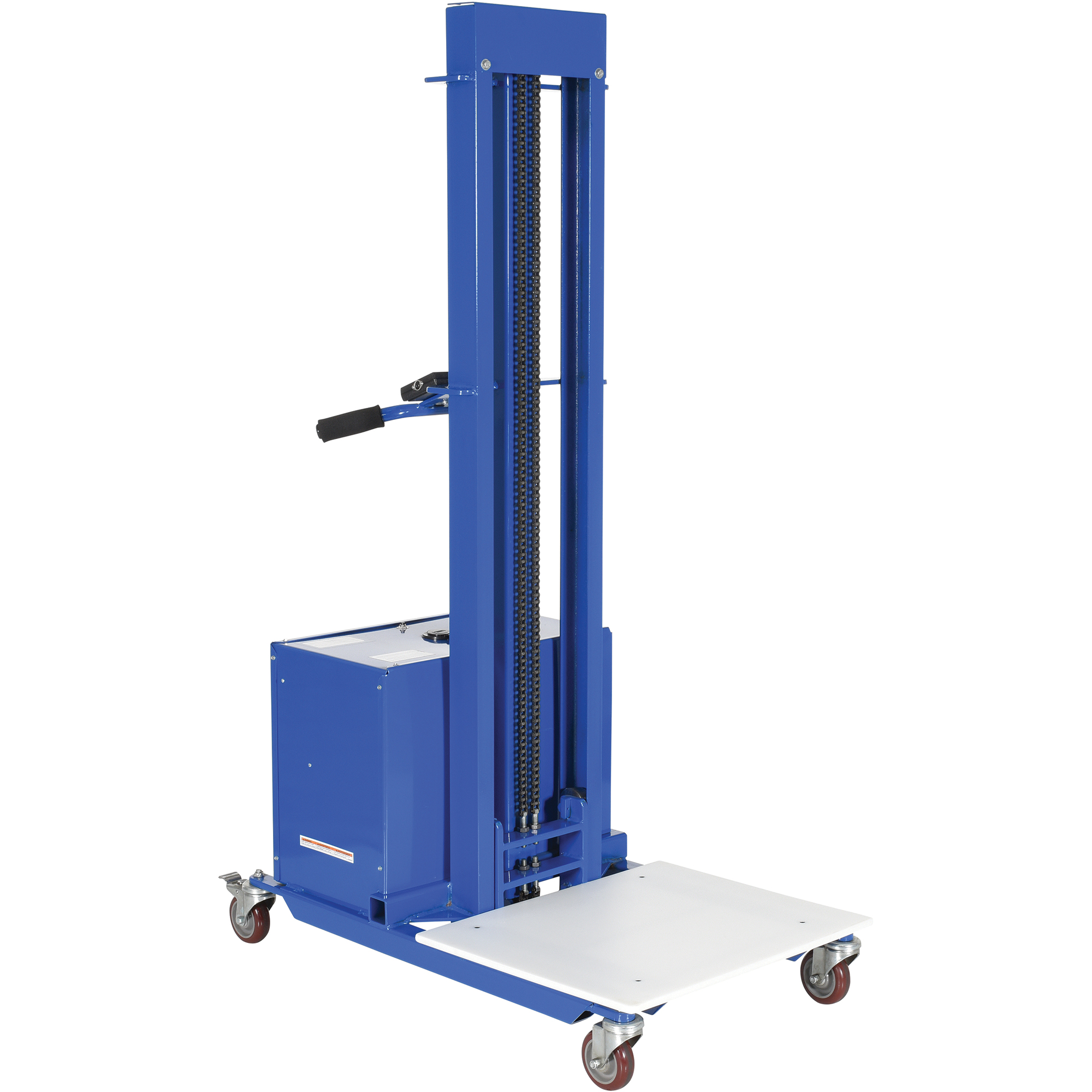 Gerbeur à levage rapide, Mécanisme Électrique, Capacité de 400 lb, Levage max de 57"