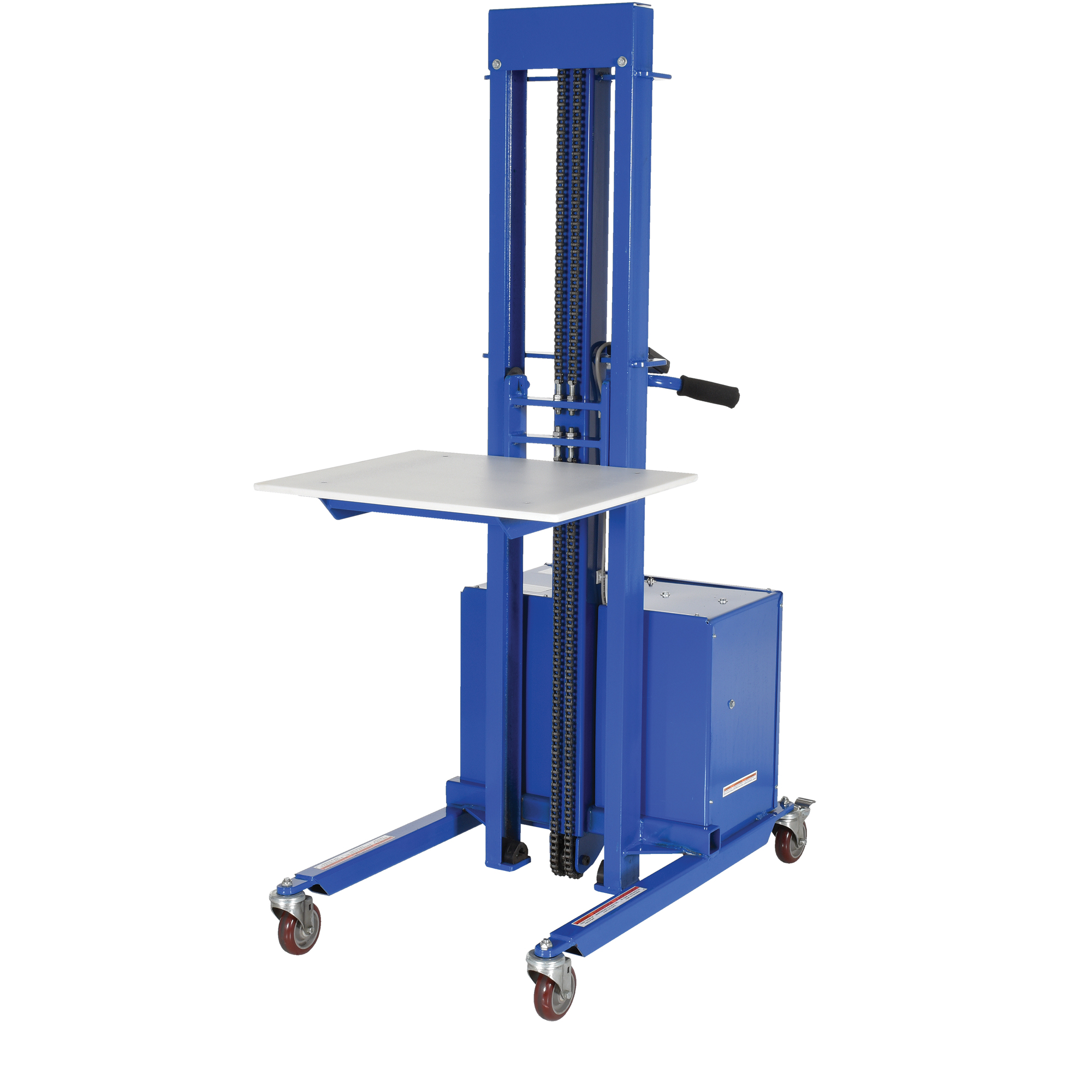 Gerbeur à levage rapide, Mécanisme Électrique, Capacité de 400 lb, Levage max de 57" – Image 2