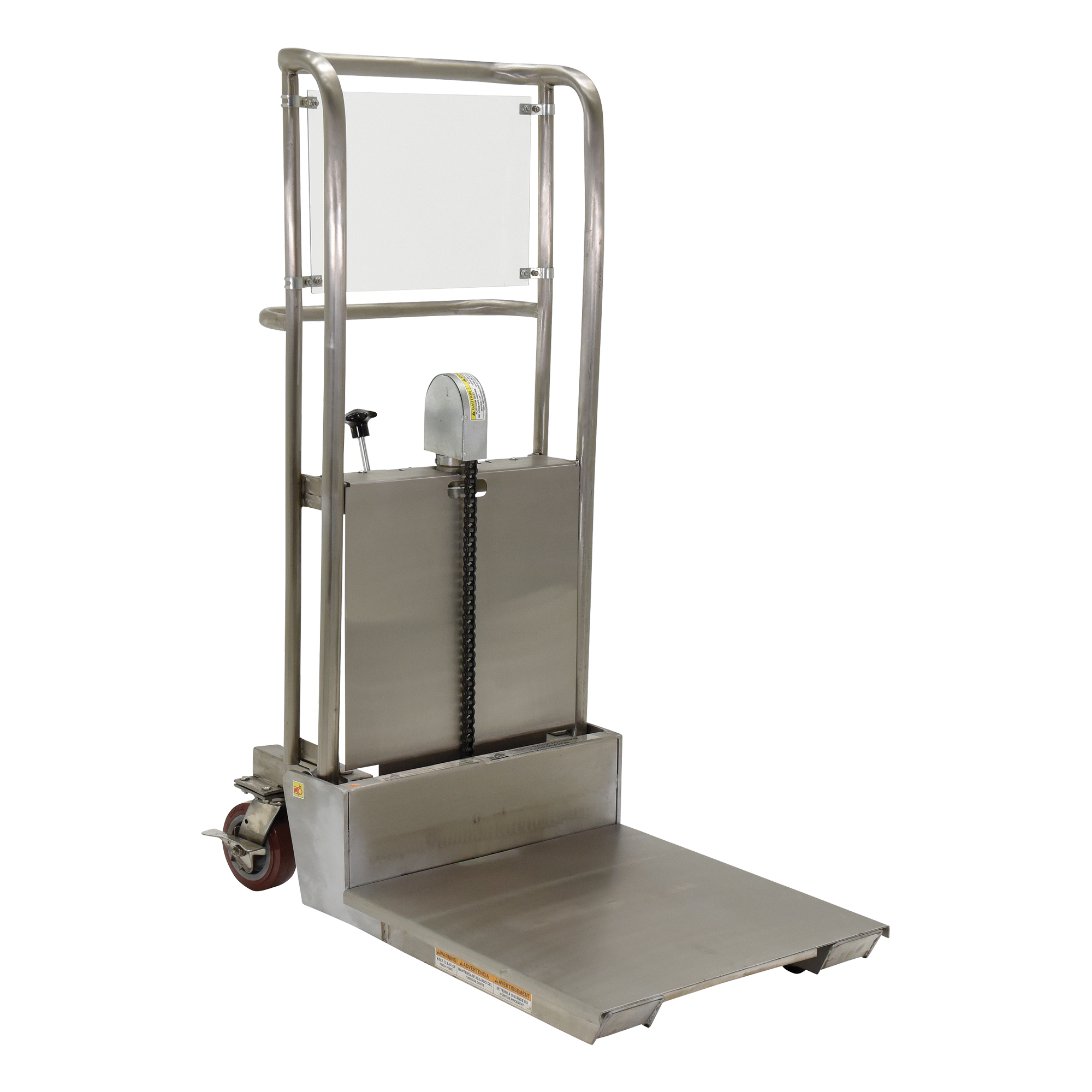 Gerbeur Hefti-Lift, Mécanisme Pompe au pied, Capacité de 450 lb, Levage max de 45-5/8"