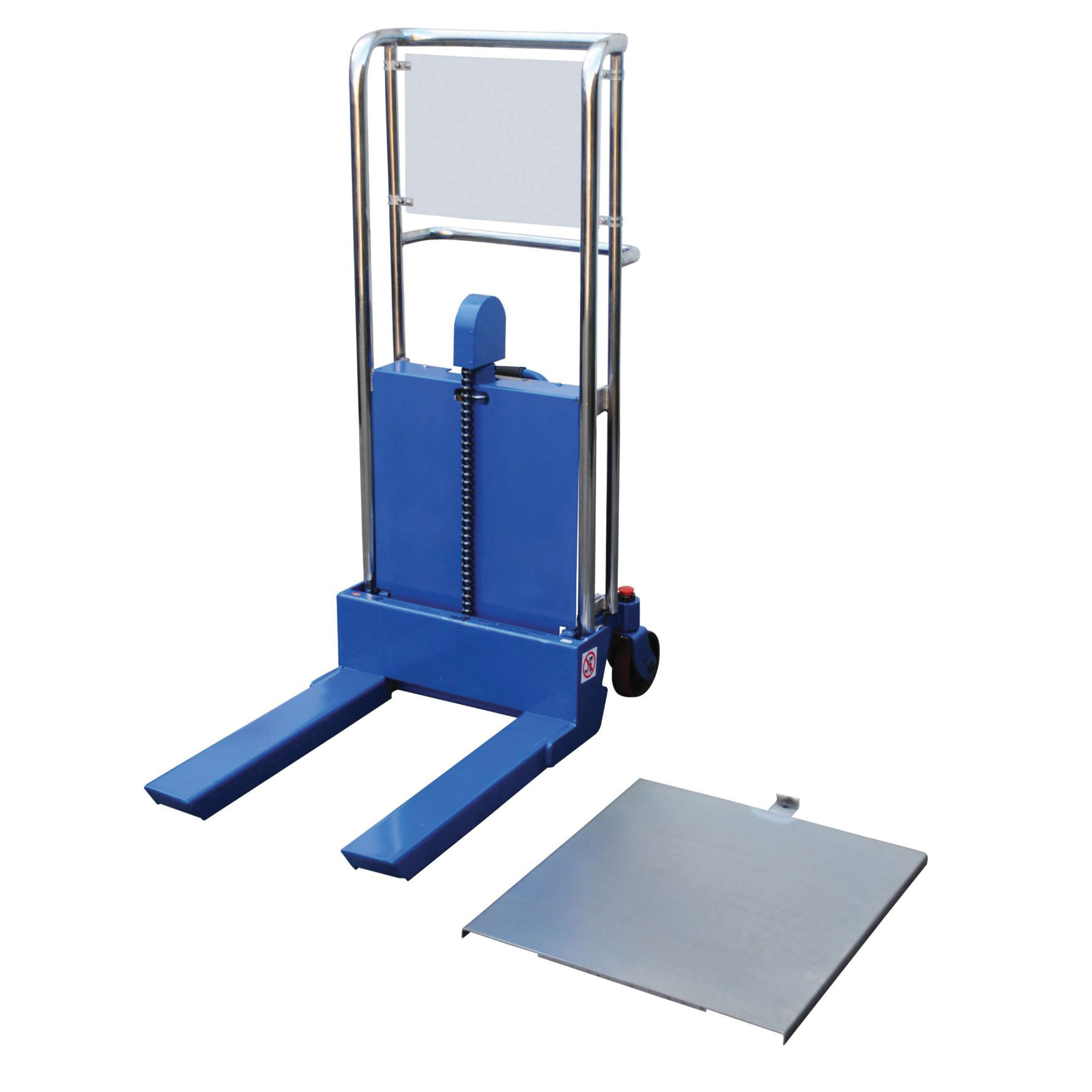 Gerbeur Hefti-Lift, Mécanisme Pompe au pied, Capacité de 880 lb, Levage max de 35"