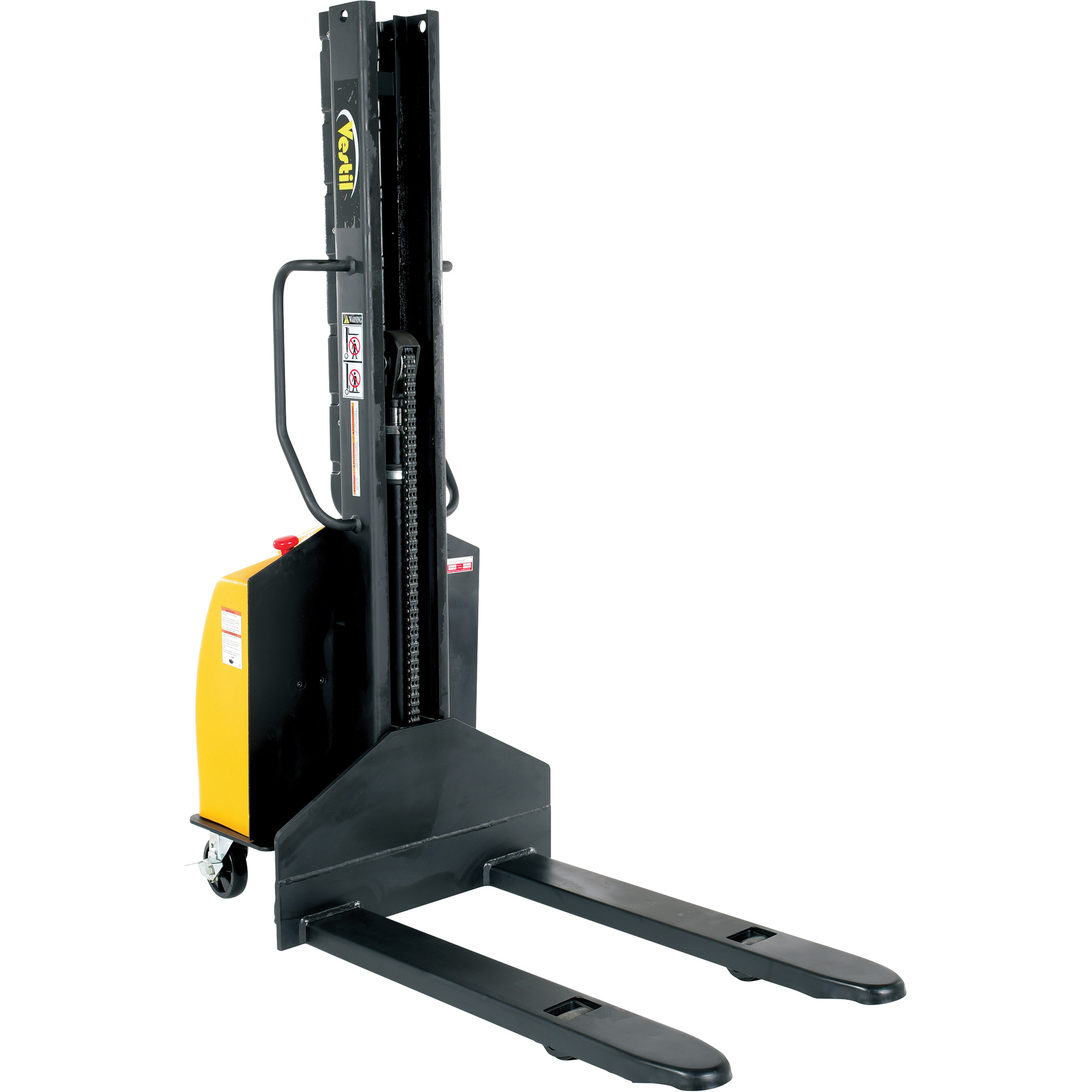 Gerbeur motorisé avec mât étroit, Fonctionnement Électrique, Capacité 1500 lb, Levée max 118"
