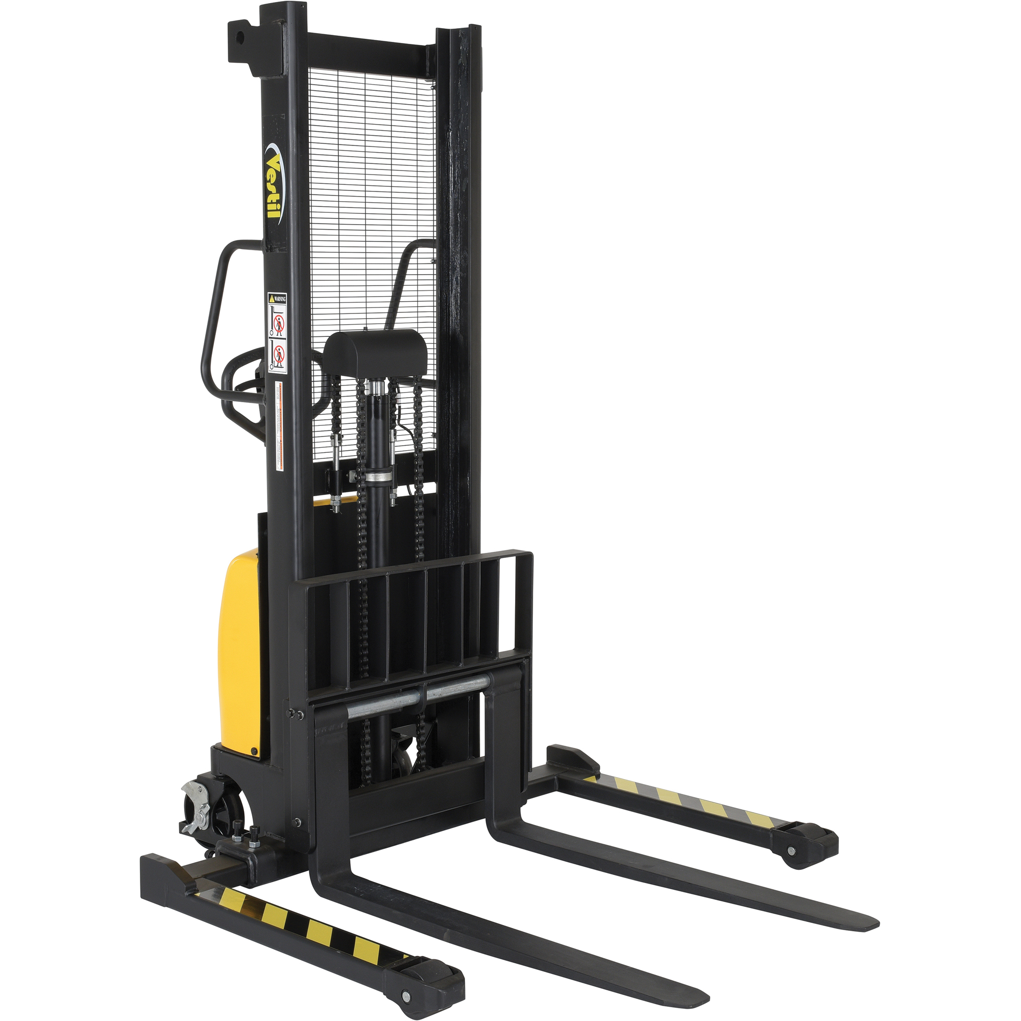 Gerbeur pour chariot élévateur, Fonctionnement Électrique, Capacité 2000 lb, Levée max 63"