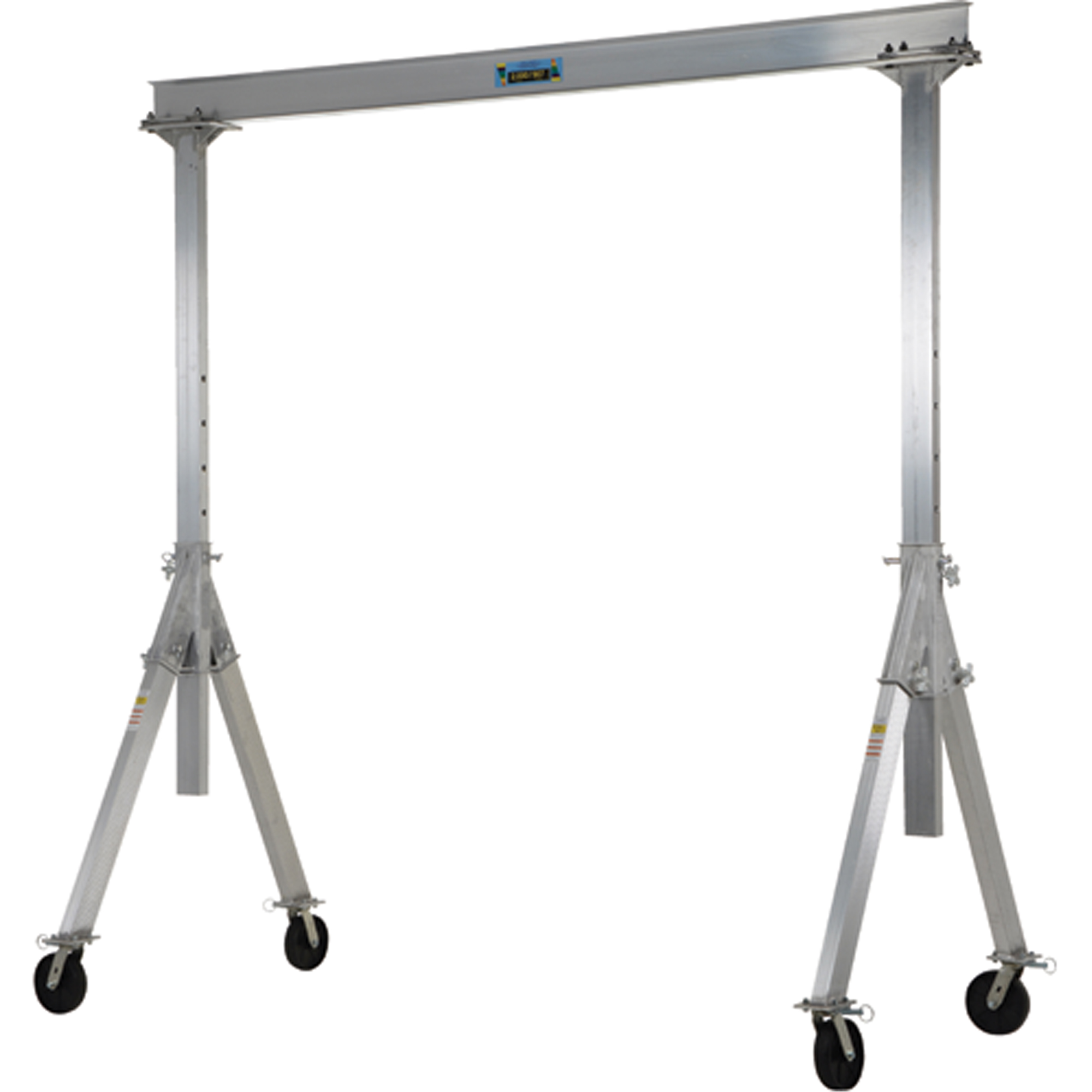 Grue mobile ajustable en aluminium, 10' lo, Capacité 2000 lb (1 tonne) – Image 2