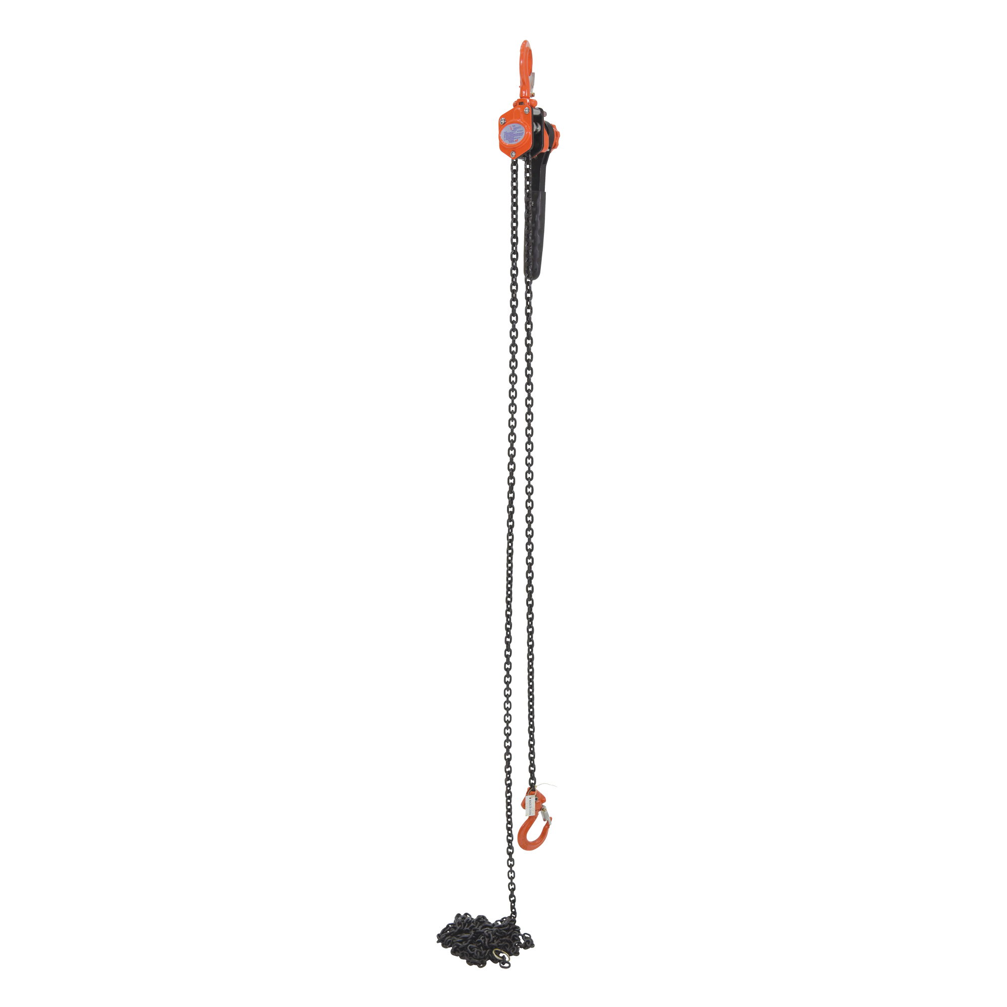 Mini palan à levier, Levée 15', Cabacité 1000 lb (0,5 tonne), Chaîne en Acier