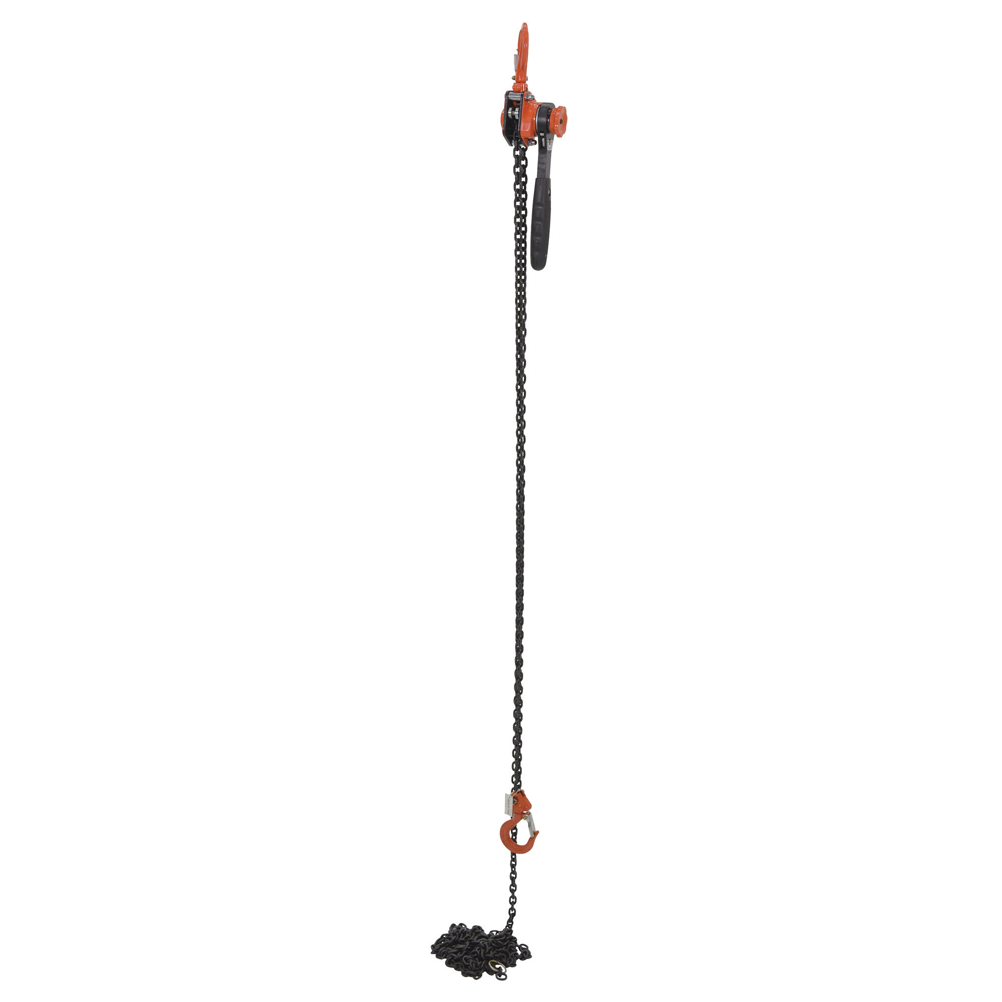 Mini palan à levier, Levée 20', Cabacité 1000 lb (0,5 tonne), Chaîne en Acier