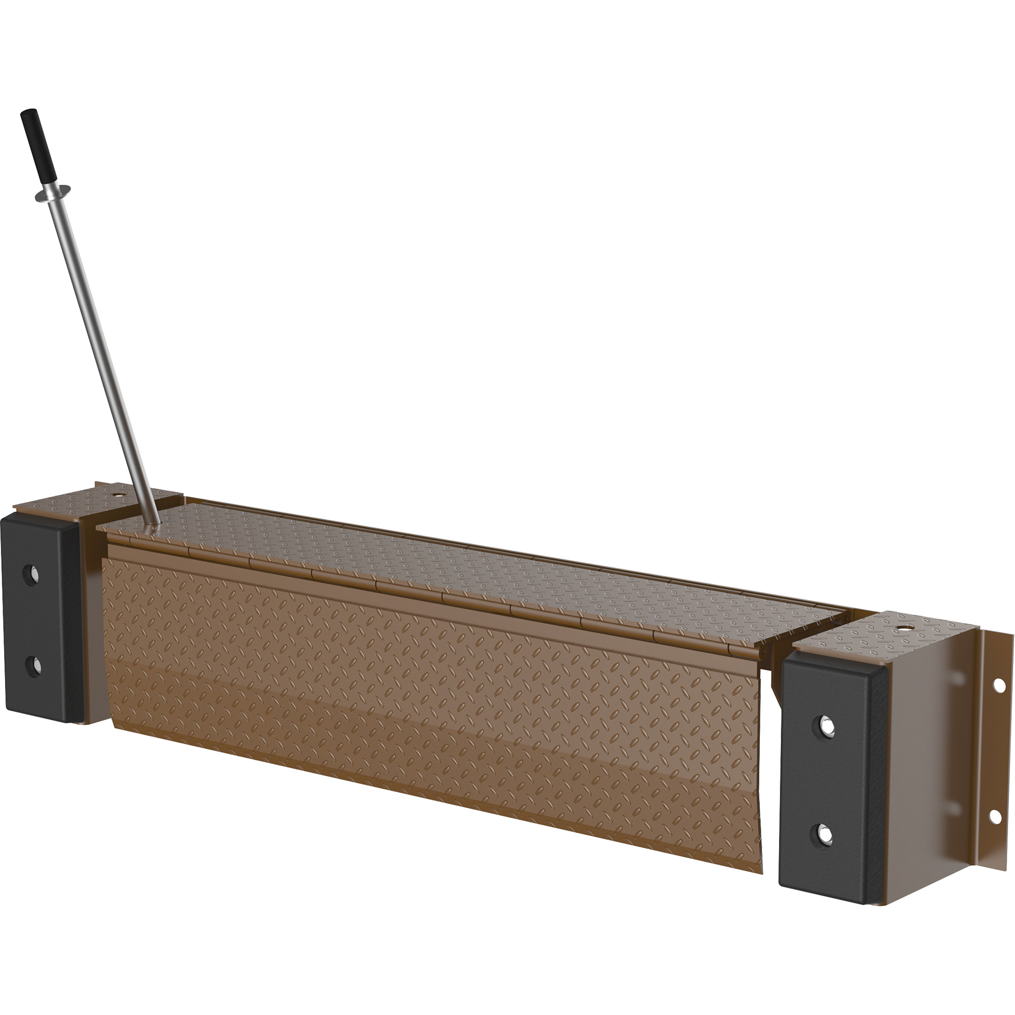 Niveleur de quai mécanique Edge-O-Dock, 93" la, 66" Largeur de la plateforme, 29" Portée