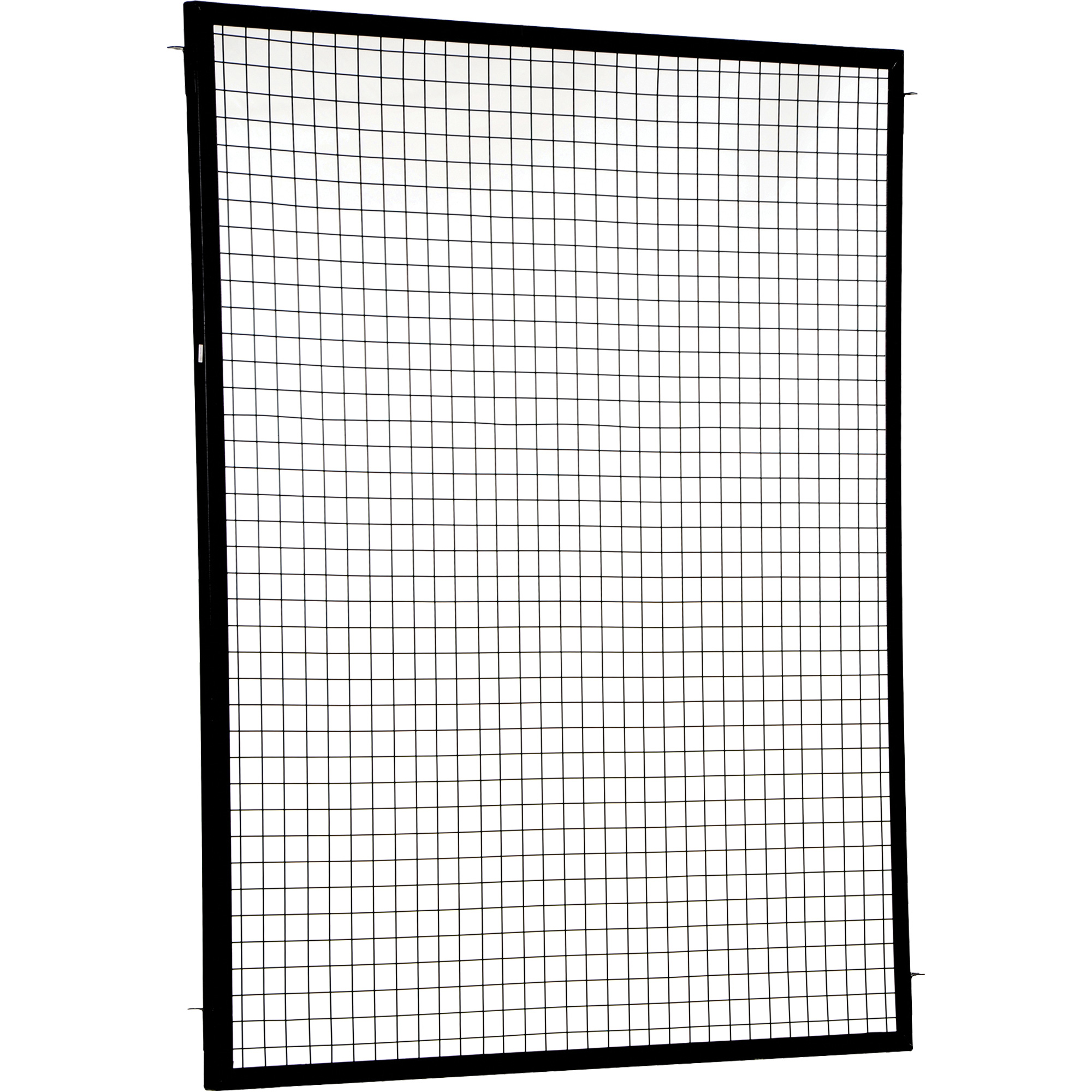 Panneau de protection périmétrique ajustable, 6' h x 5' la, Noir