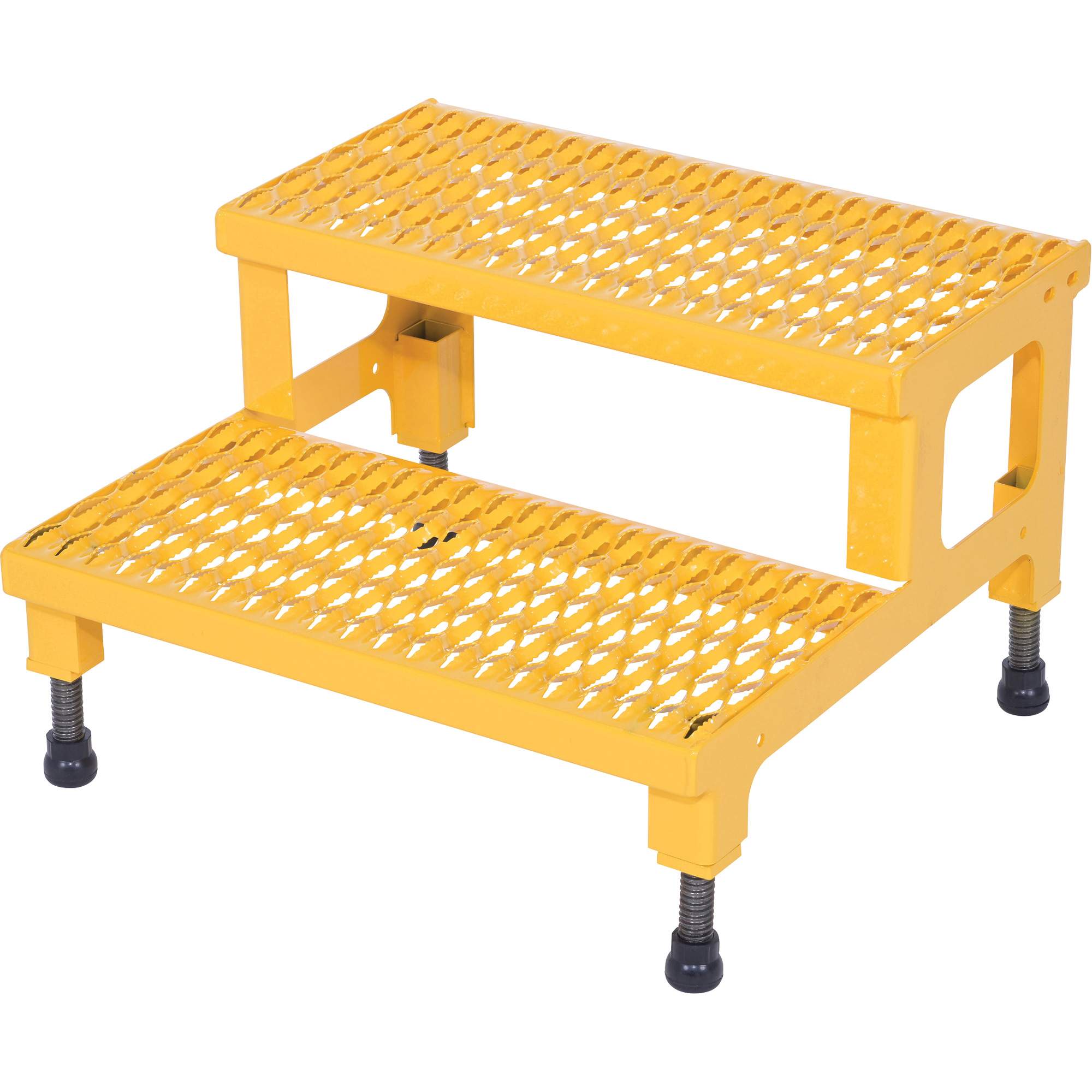 Plate-forme ajustable Step-Mate, 2 marche(s), 23-13/16" la x 22-7/8" lo x 15-1/4" h, Capacité 500 lb