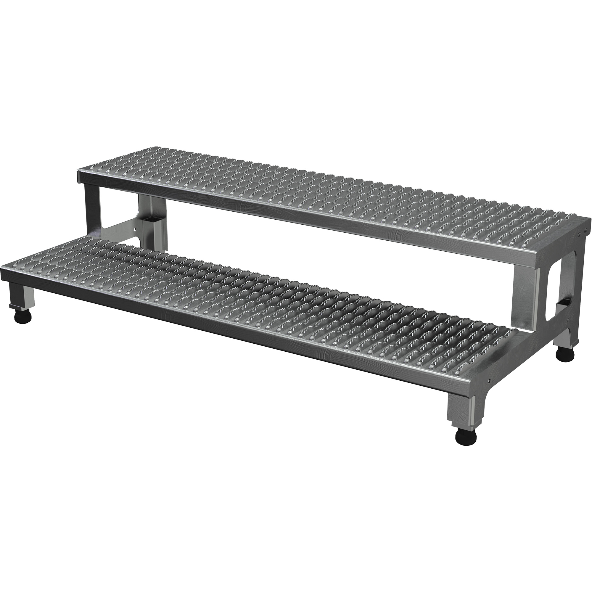 Plate-forme ajustable Step-Mate, 2 marche(s), 48-1/8" la x 22-3/4" lo x 14-1/2" h, Capacité 500 lb