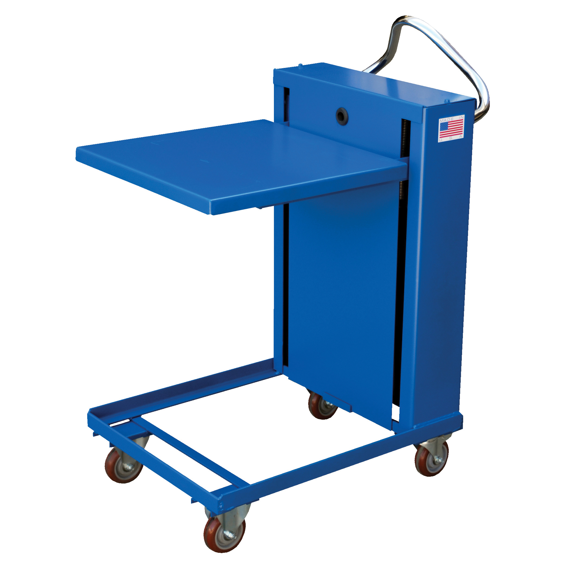 Plateformes auto-élévatrices, 20" lo x 20" la, Acier, Capacité 230 lb