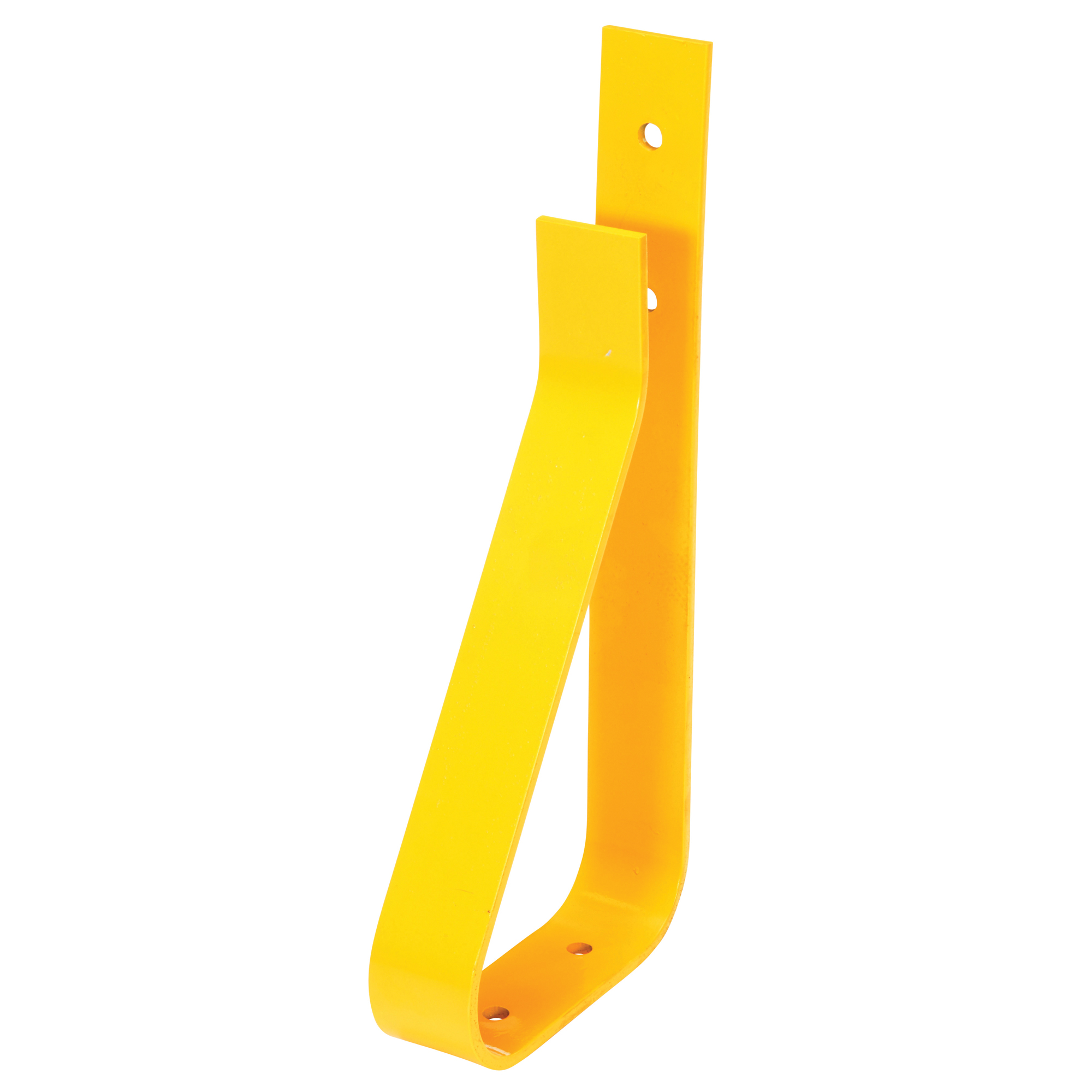 Poteau de garde-corps, Acier, 10-3/4" lo x 24" h, Jaune