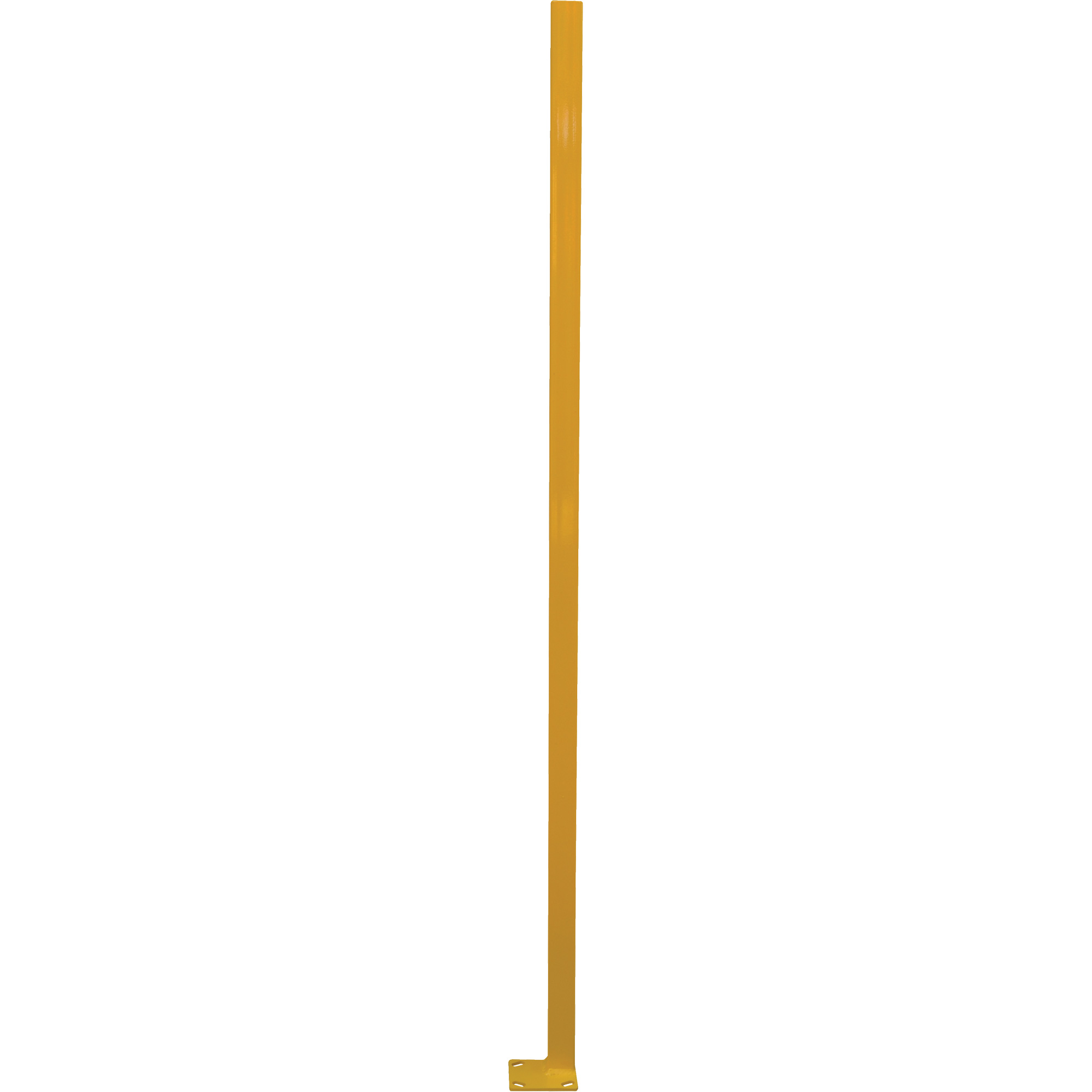 Poteau de protection de coin périmétrique ajustable, 4" la x 72" h, Jaune