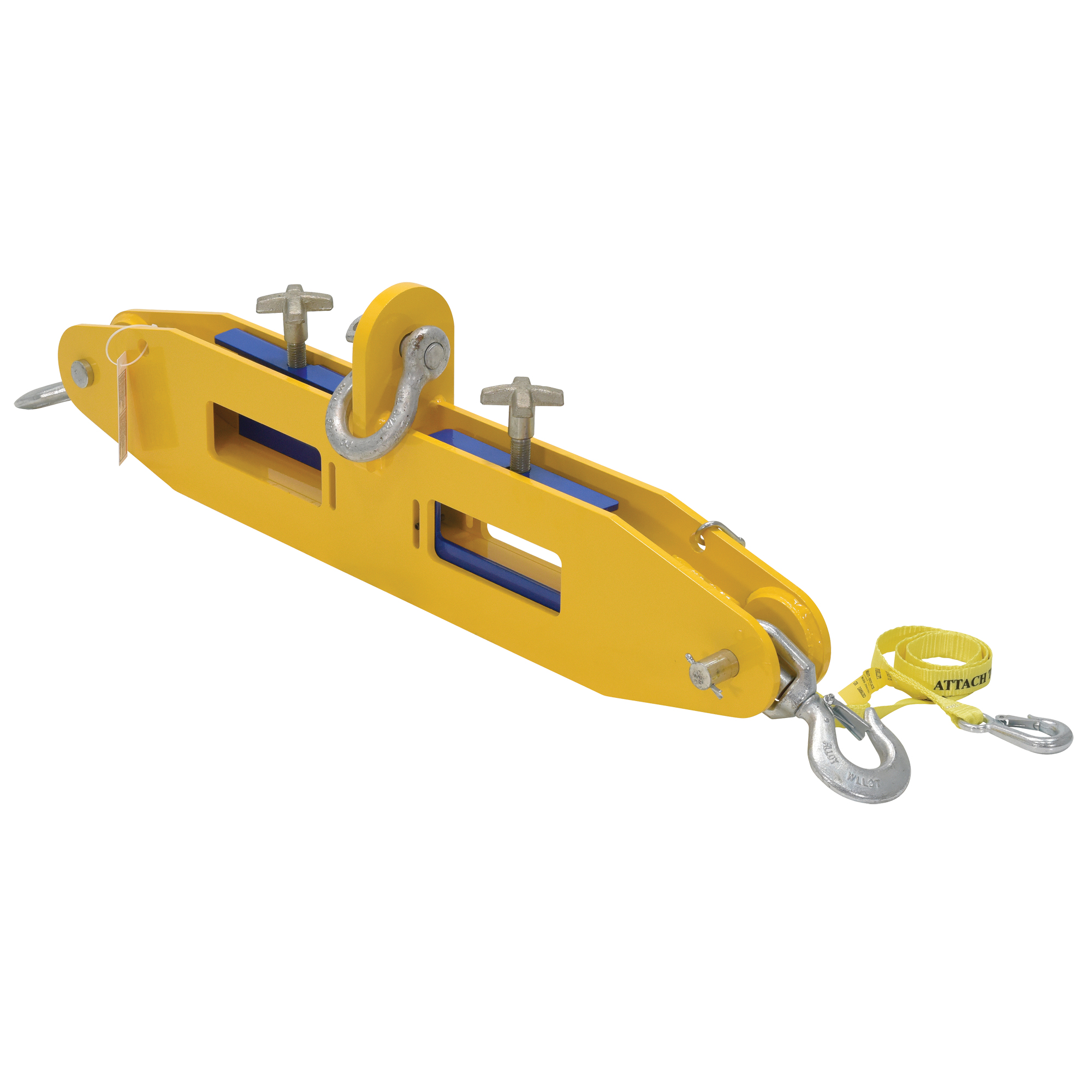 Poutre de levage pour chariot élévateur, Ouverture des fourches 7" x 2-1/2"