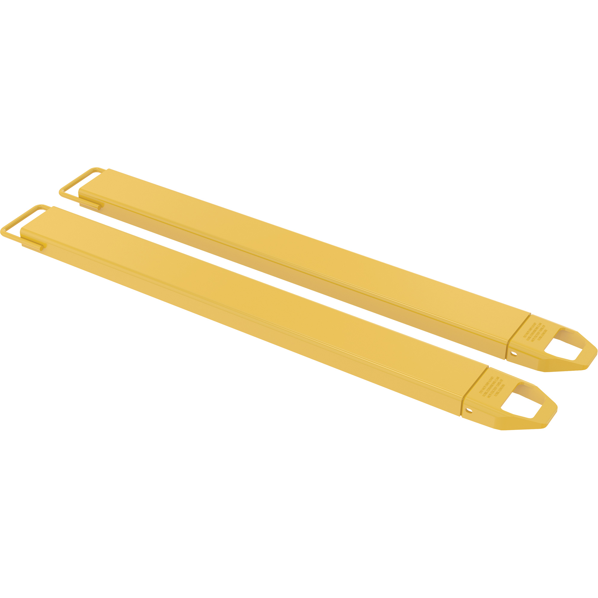 Rallonges de fourches, 63" l x 7" la, Pour des largeurs de fourches 6"