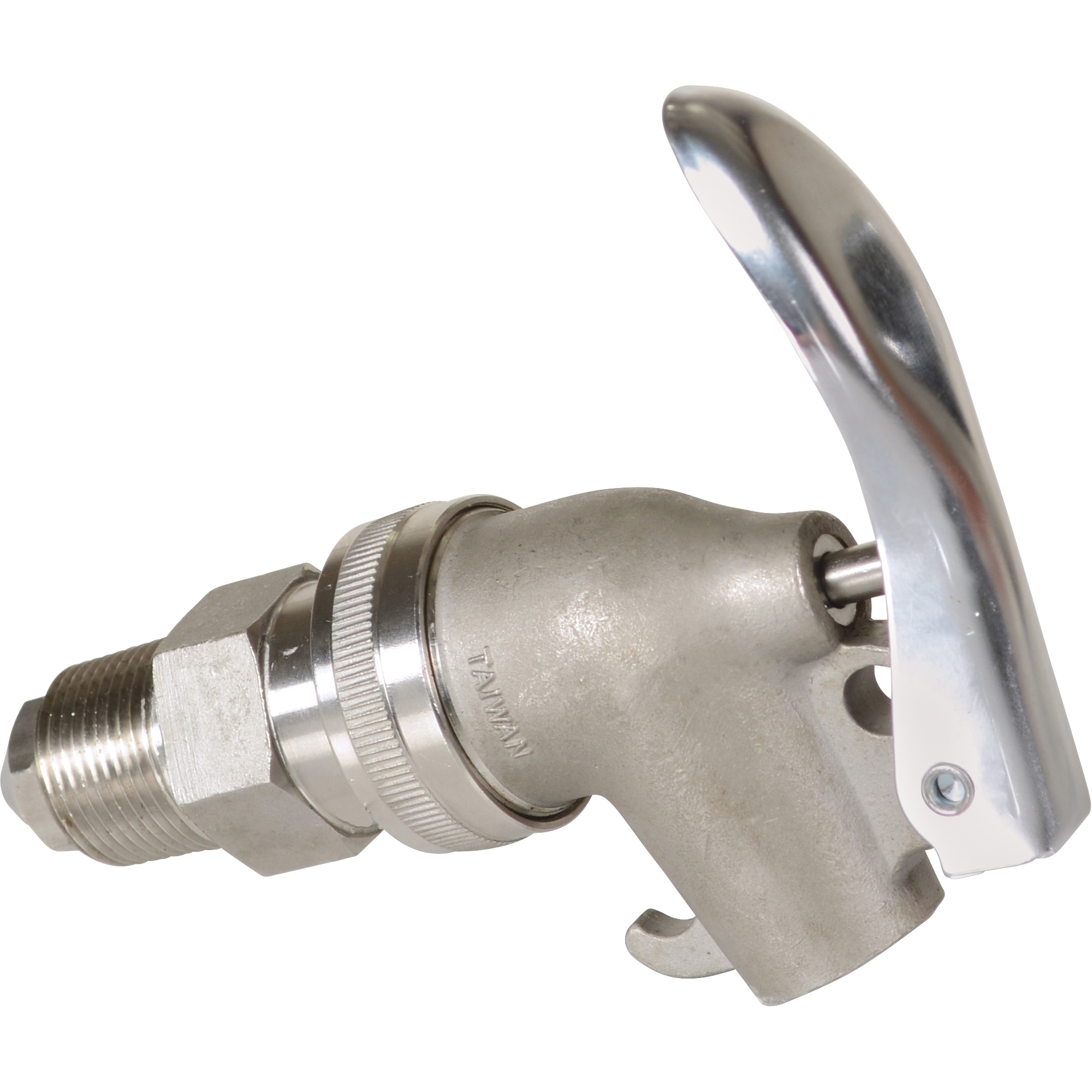 Robinet de baril manuel, Acier inoxydable, NPT de 3/4"
