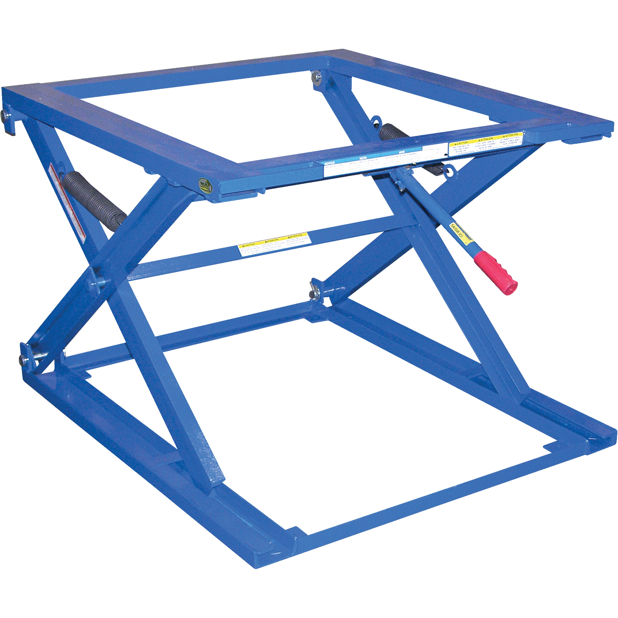 Support de palette ajustable, 42-1/2" lo x 40" la, Capacité 5000 lb