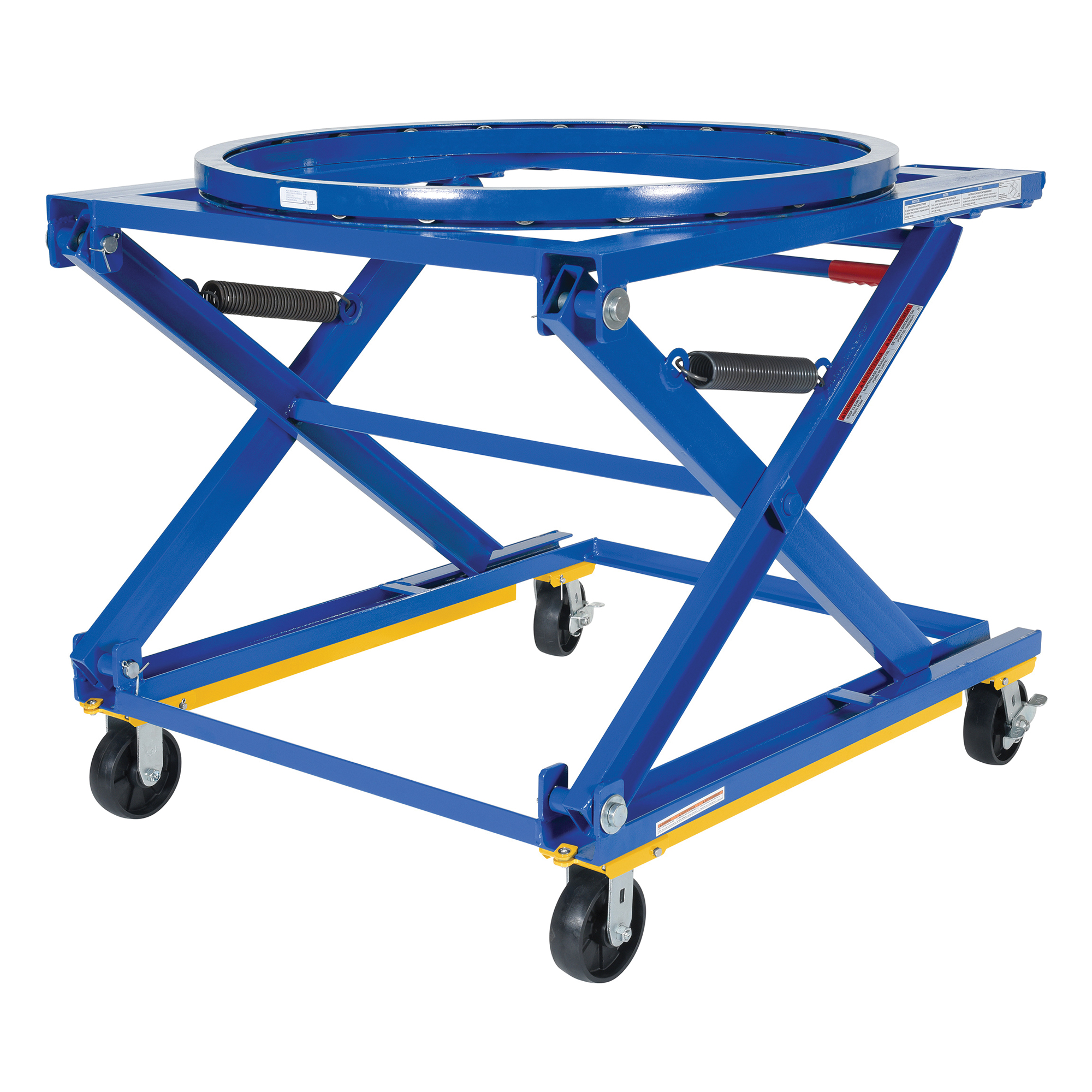 Support de palette ajustable - mobile, 42-1/2" lo x 40" la, Capacité 1500 lb
