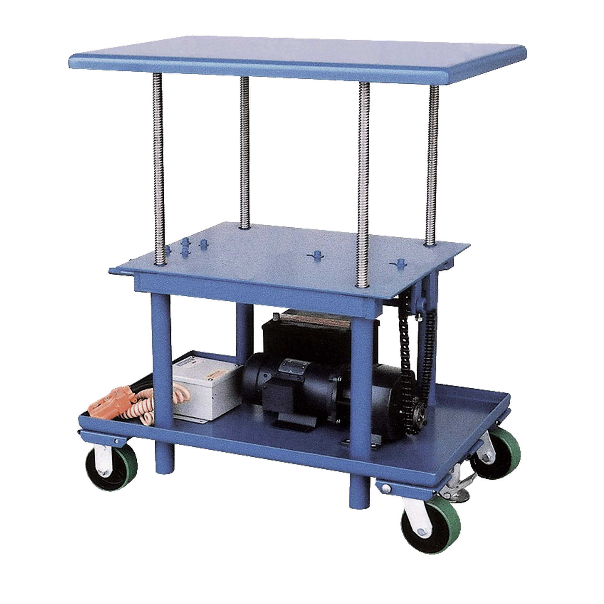 Table élévatrice à montant, Acier, 36"lo x 24"la, Capacité 2000 lb