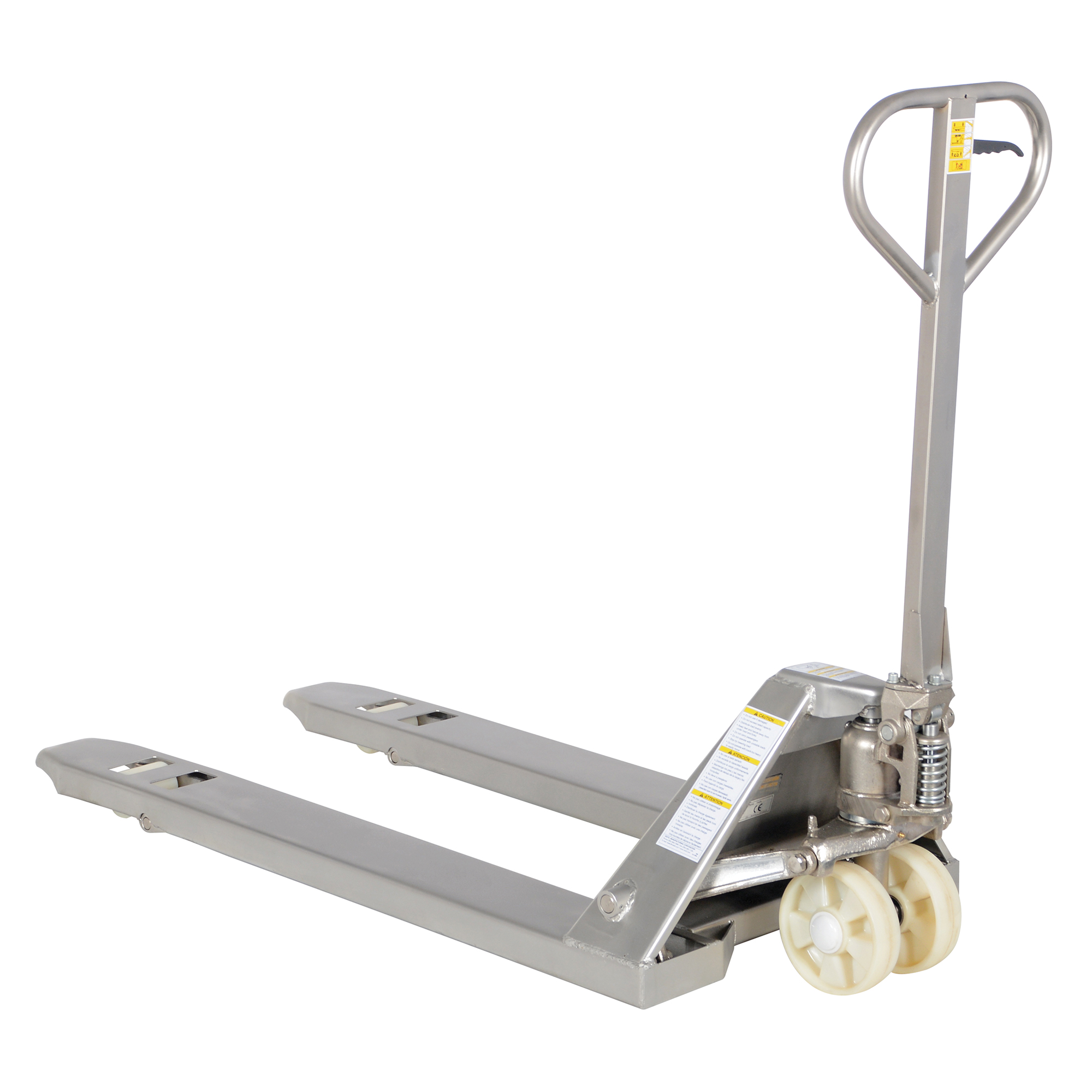 Transpalette, Acier inoxydable, 48" lo x 27" la, Capacité 5500 lb