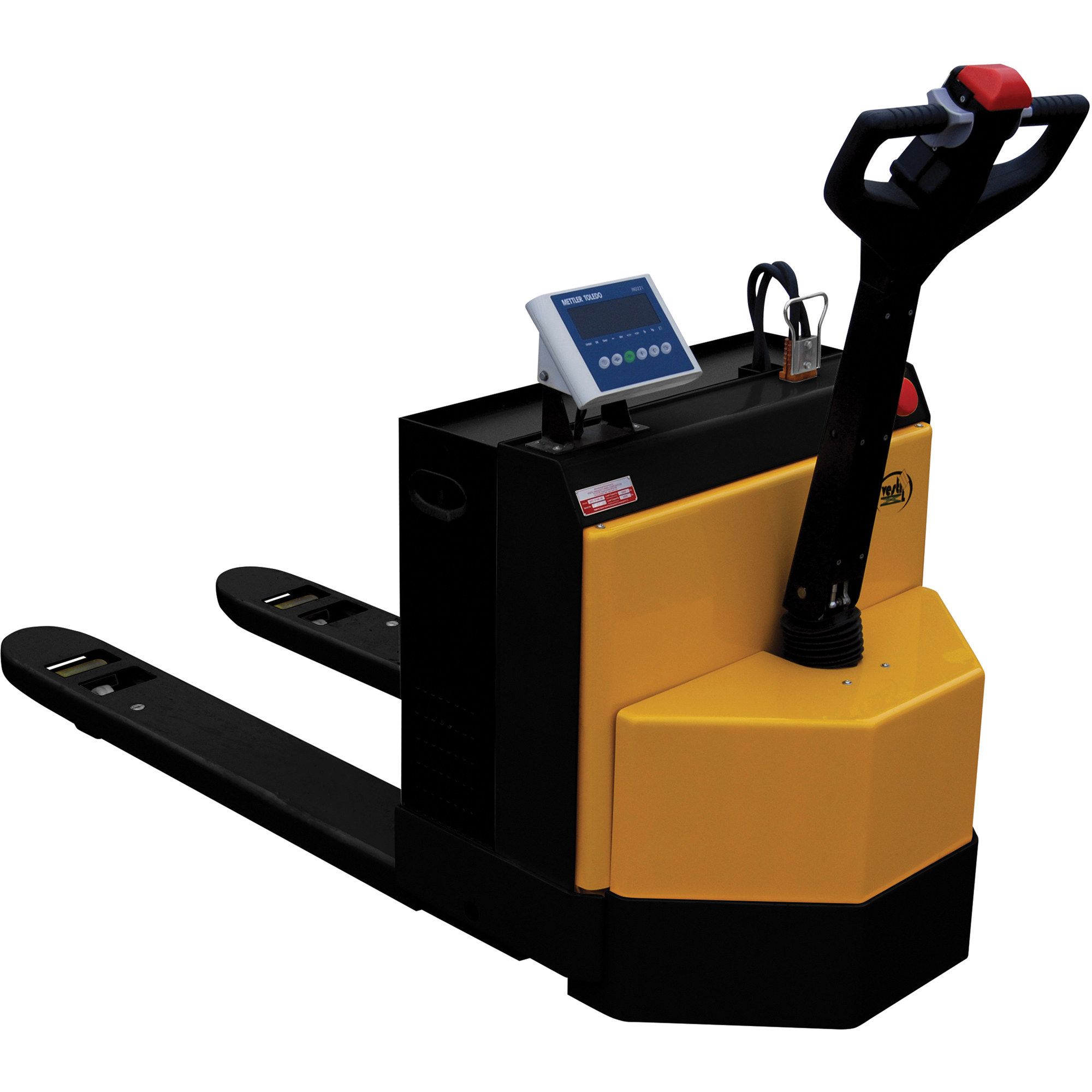 Transpalette électrique motorisé a/balance, Capacité 4500 lb, 48" lo x 30,25" la