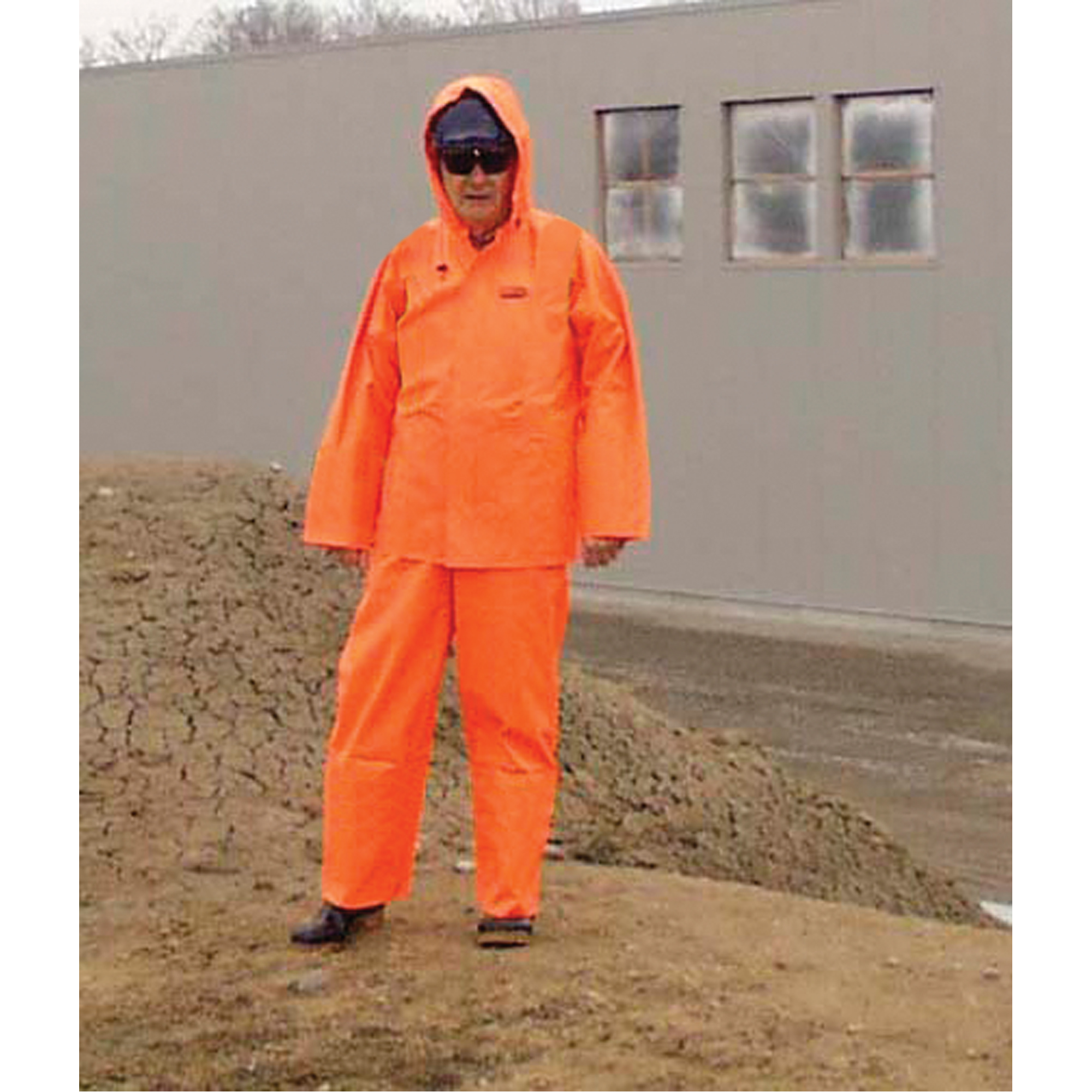 Vêtements imperméables Hurricane ignifuges et résistants à l'huile, vêtements imperméables, 2T-Grand, Orange haute visibilité