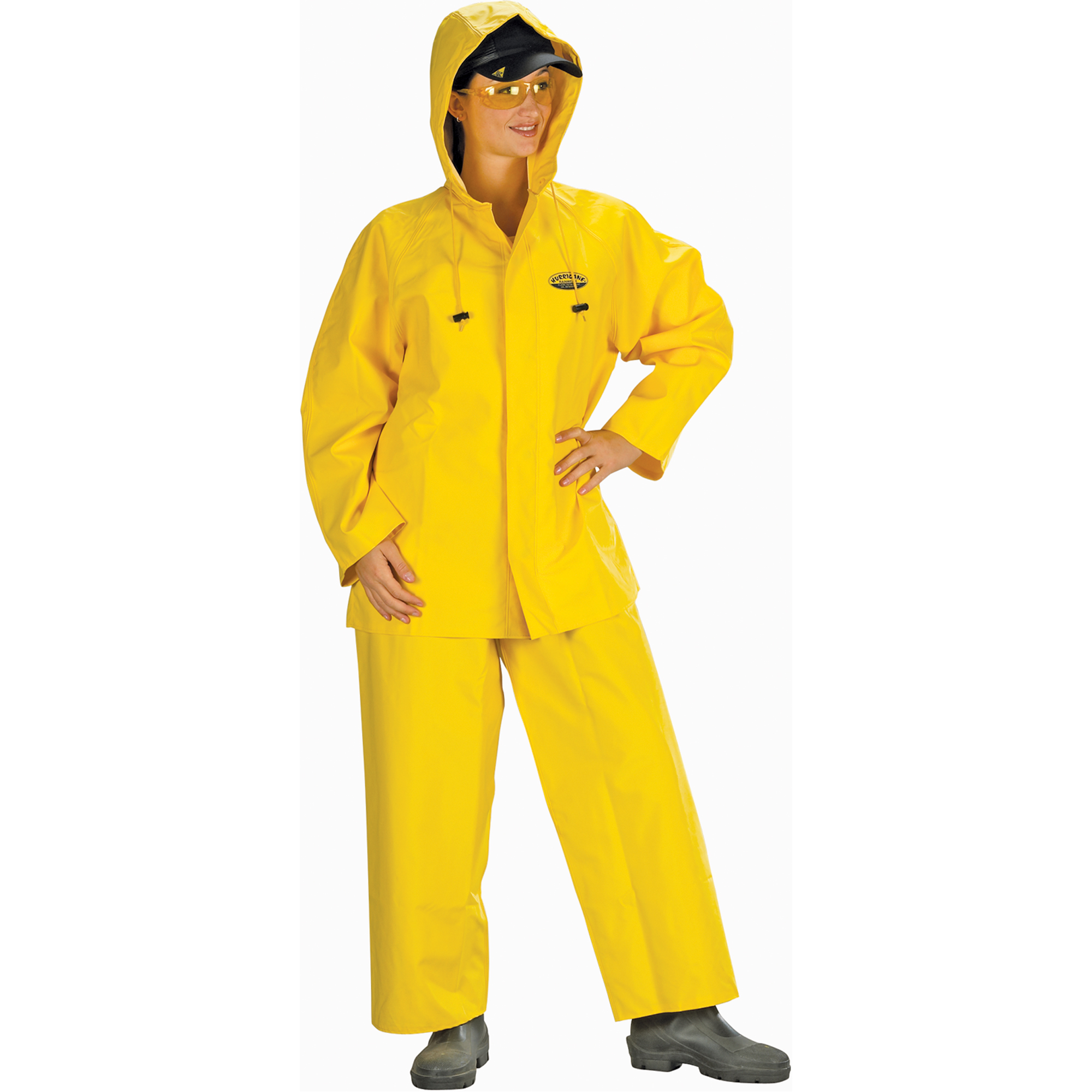 Vêtements imperméables Hurricane ignifuges et résistants à l'huile, vêtements imperméables, 4T-Grand, Jaune