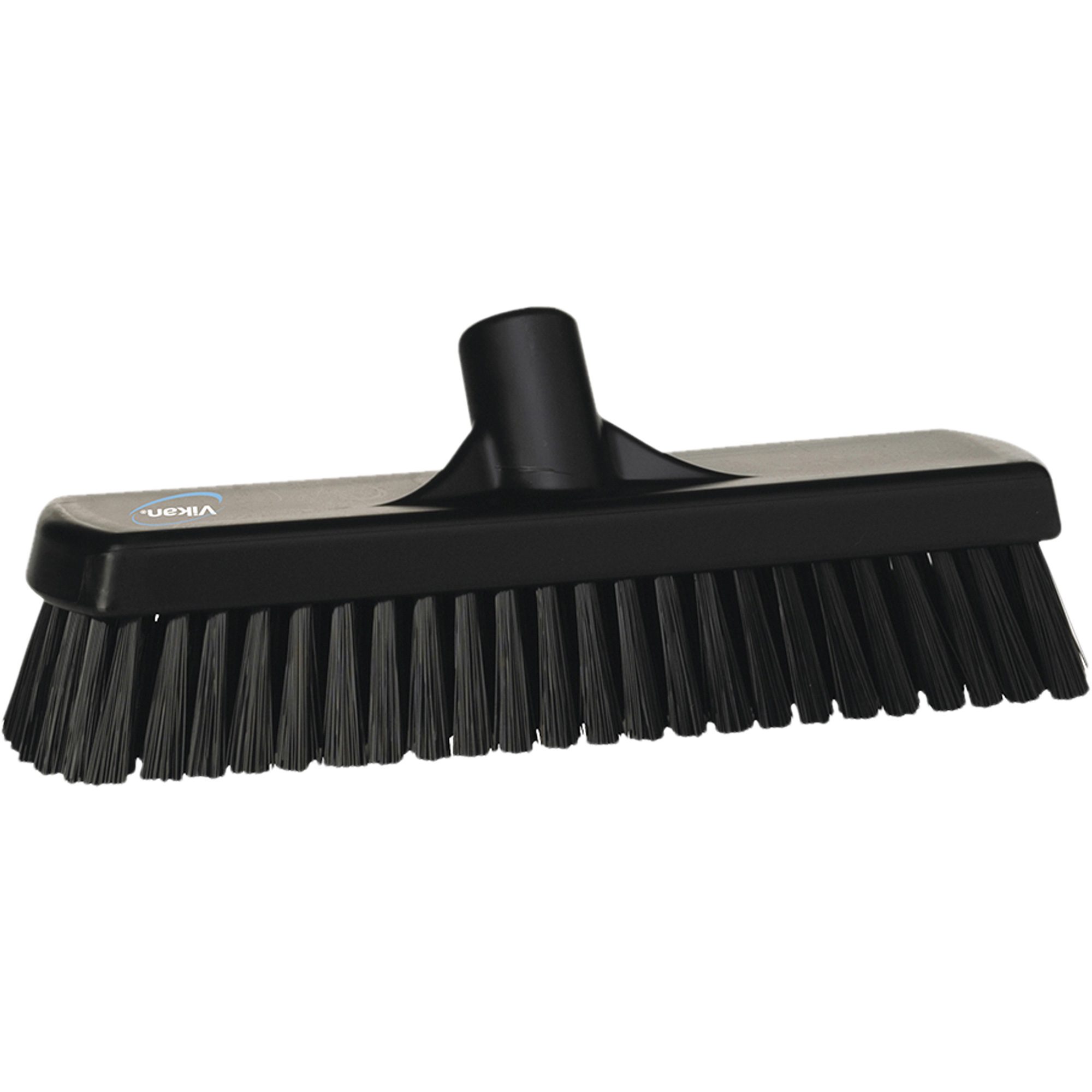 Balai-brosse pour planchers et mur, Crins Ferme, 12", Polyester, Noir