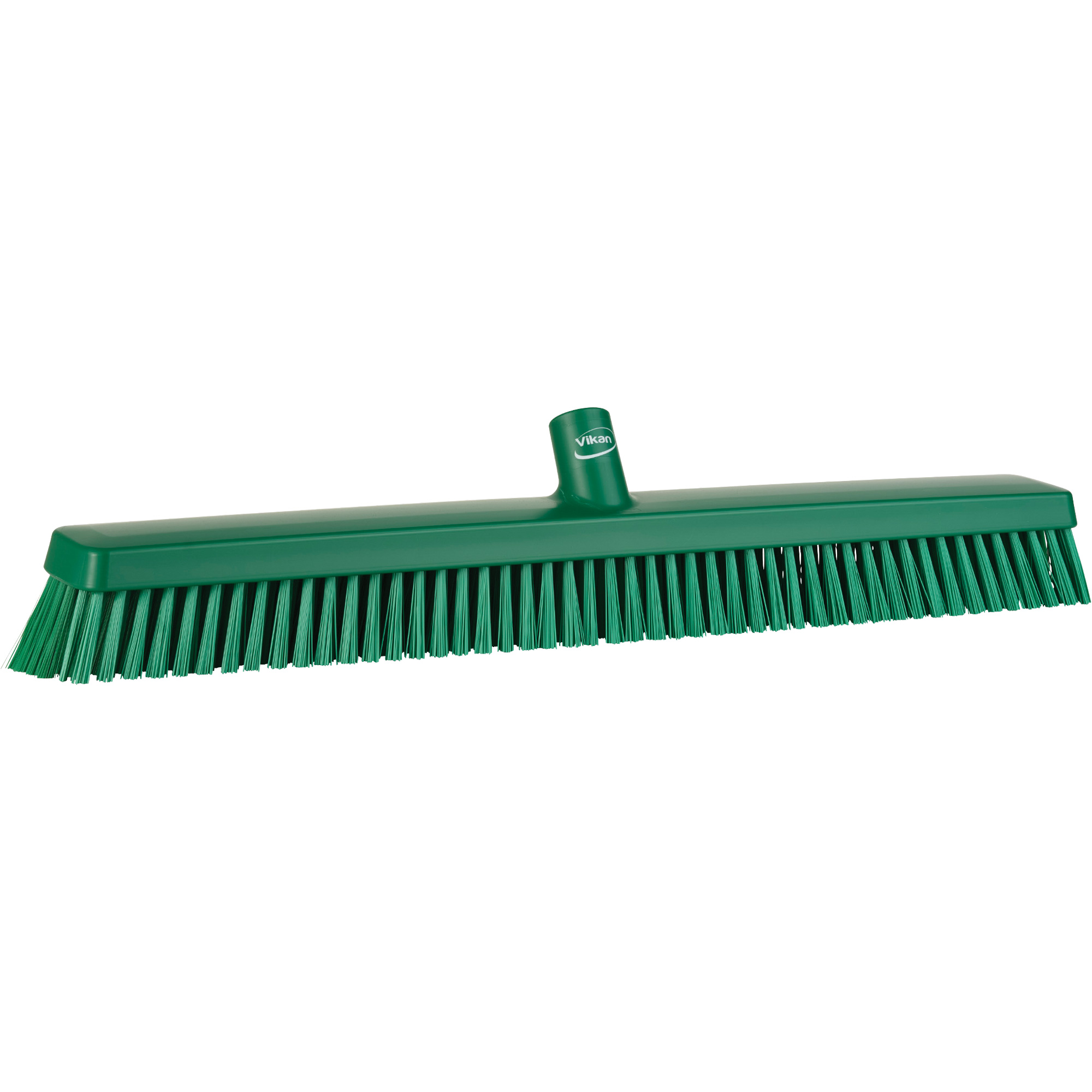 Balai-brosse robuste, Crins Fin/Ferme, 24", Vert