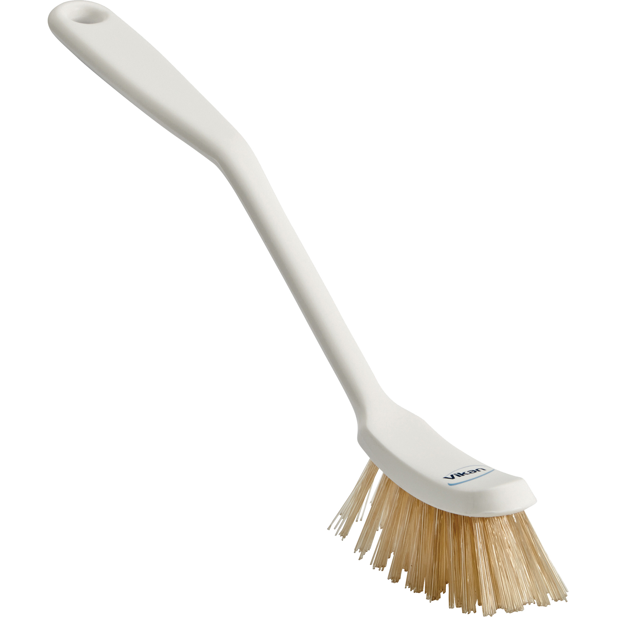 Brosse à main pour températures élevées, Soies Ferme, Longueur de 11-1/2", Blanc