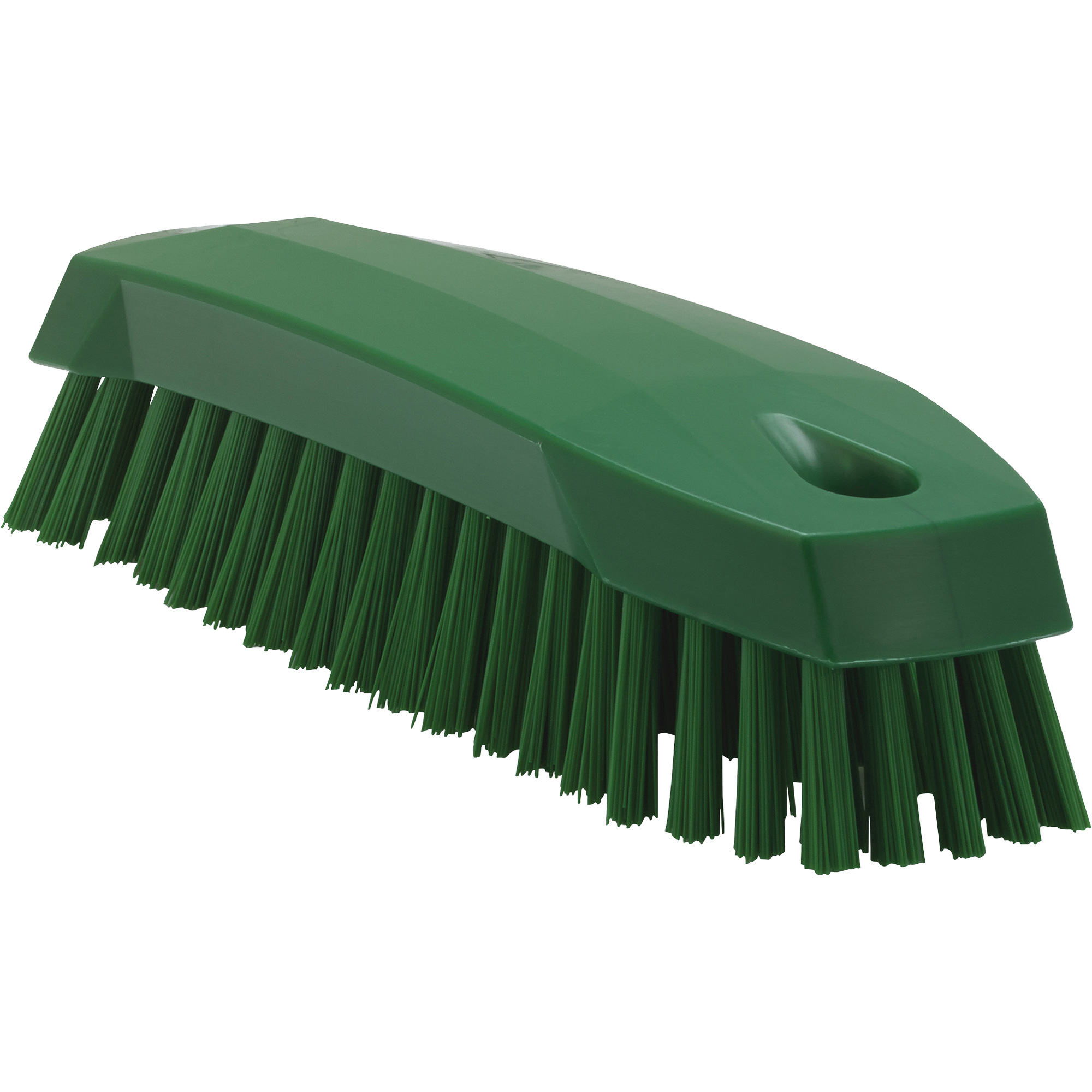 Brosse à main, Soies Moyen, Longueur de 7", Vert
