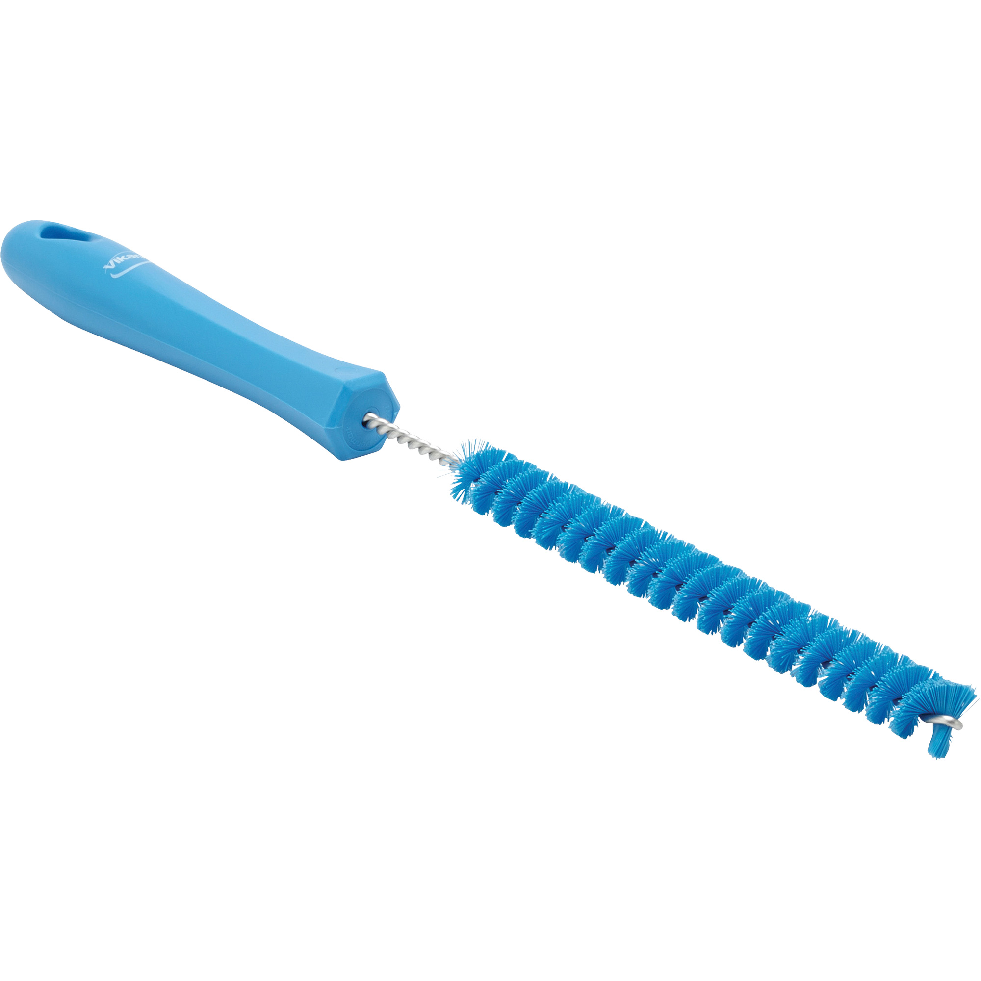 Brosse à tubes de 0,6", Soies Ferme, Longueur de 12-1/5", Bleu