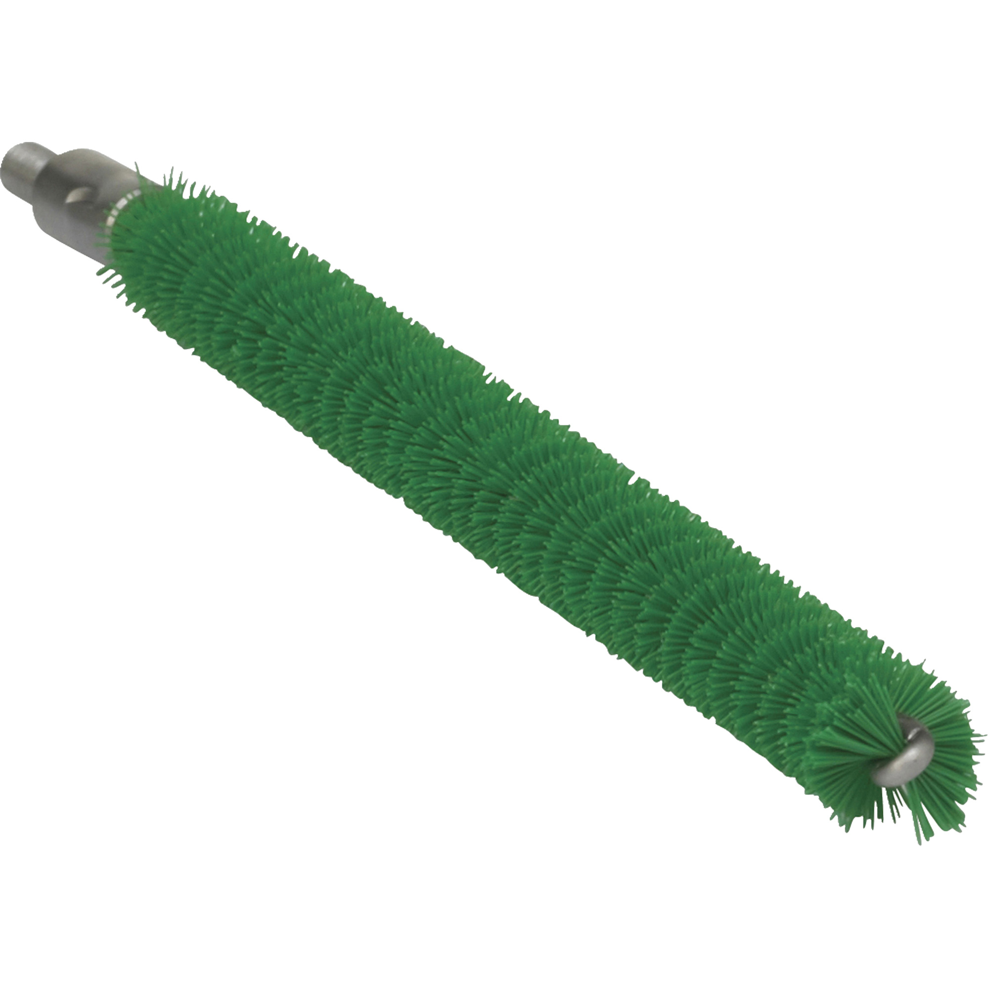 Brosse de 0,5" pour manche à tige flexible, Soies Moyen, Longueur de 7-9/10", Vert