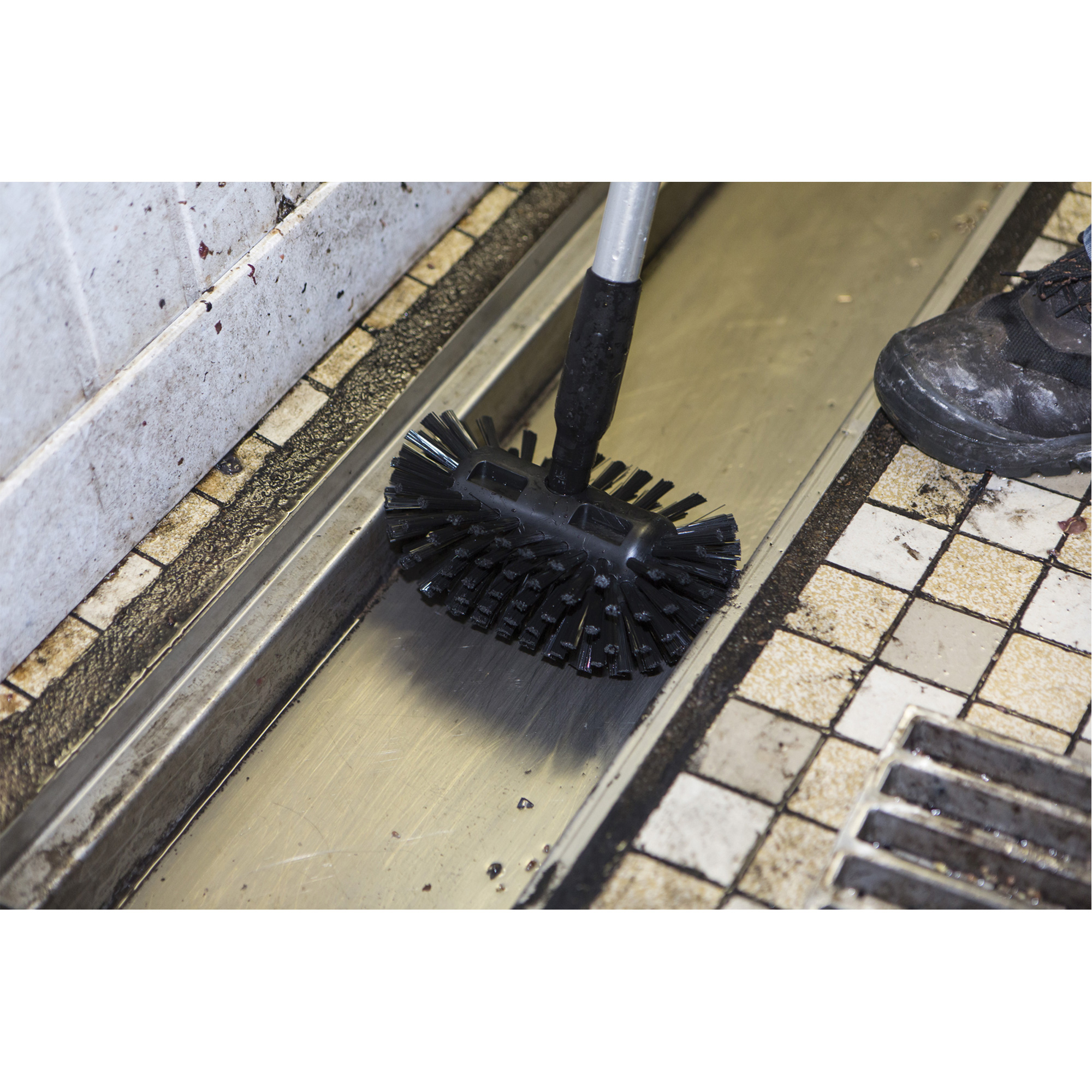 Brosse de réservoir, Soies Moyen, Longueur de 8-1/4", Vert – Image 2