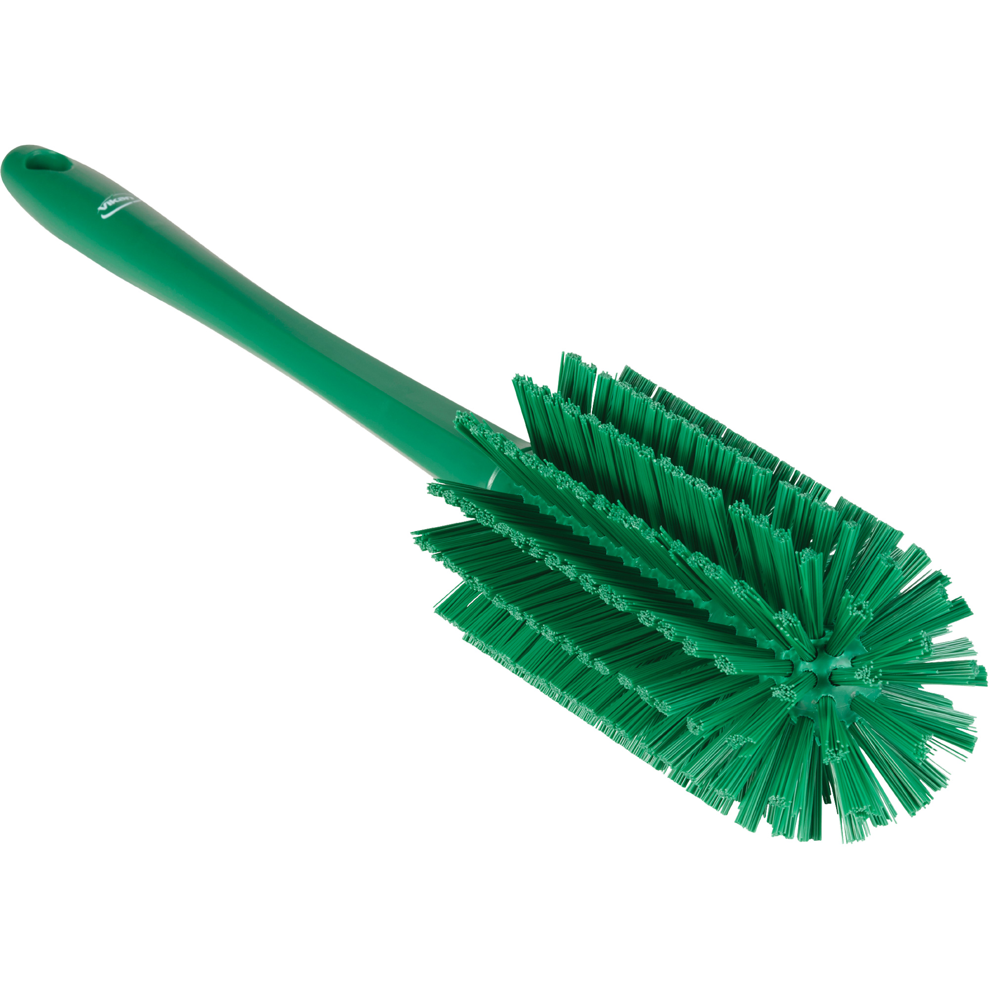 Brosse moyenne avec manche, Soies Ferme, Longueur de 17", Vert