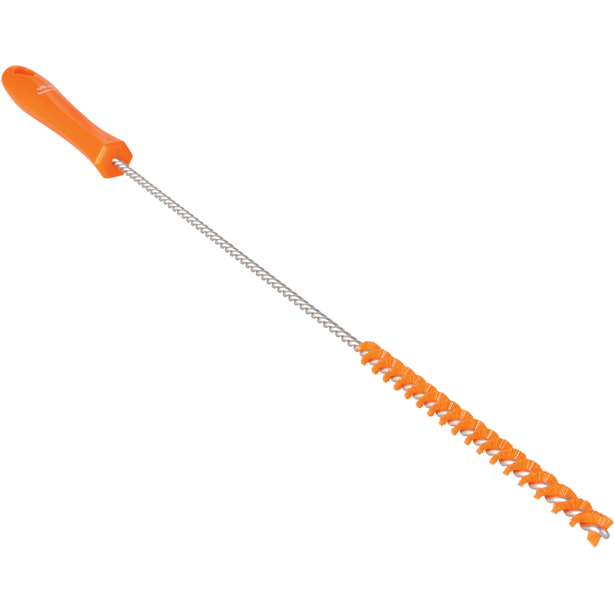 Brosse pour tubes, Soies Ferme, Longueur de 19-7/10", Orange